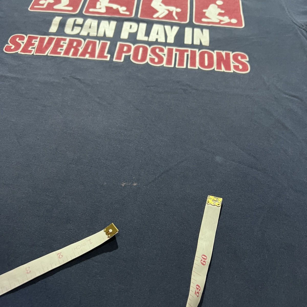 Vintage Vintage Y2K I can play in several positions sex porn Tee Size US XL / EU 56 / 4 - 4 Thumbnail