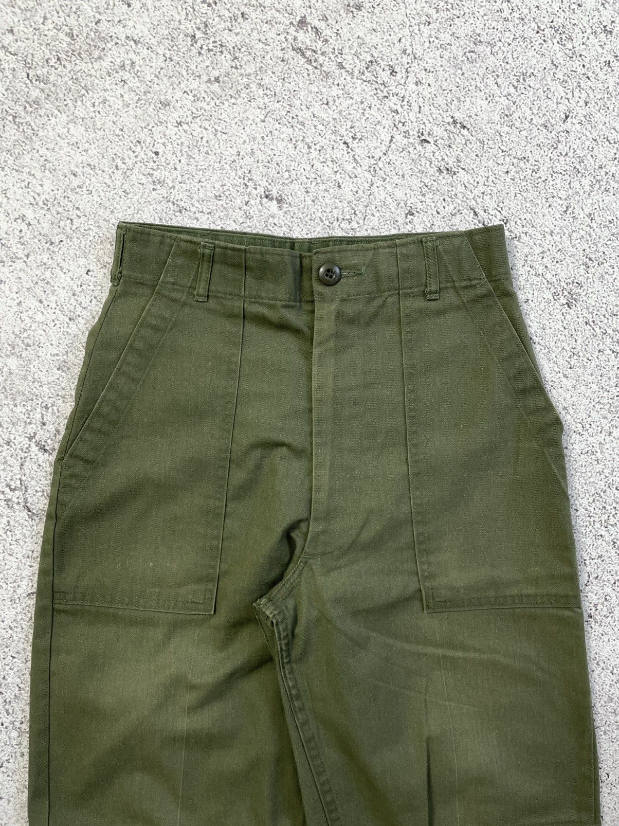 Vintage Vintage US Army Military OG-507 Fatigue Pants Shorts Size US 27 - 2 Thumbnail