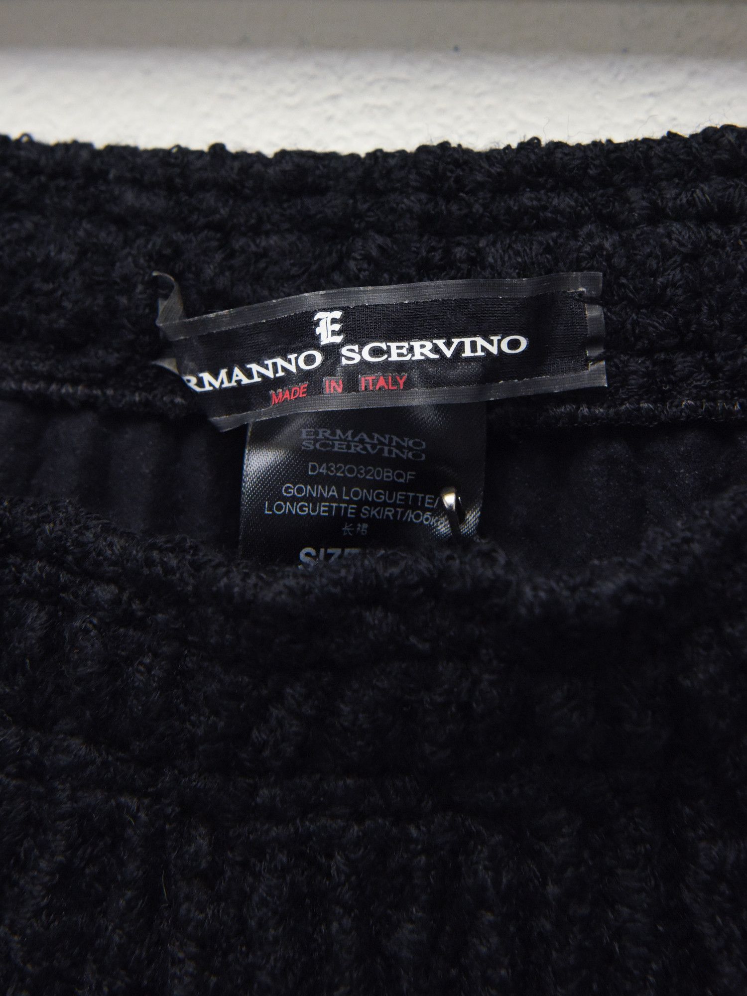 Ermanno Scervino ERMANNO SCERVINO Wool Blend Longuette Skirt Size 28" / US 6 / IT 42 - 3 Thumbnail