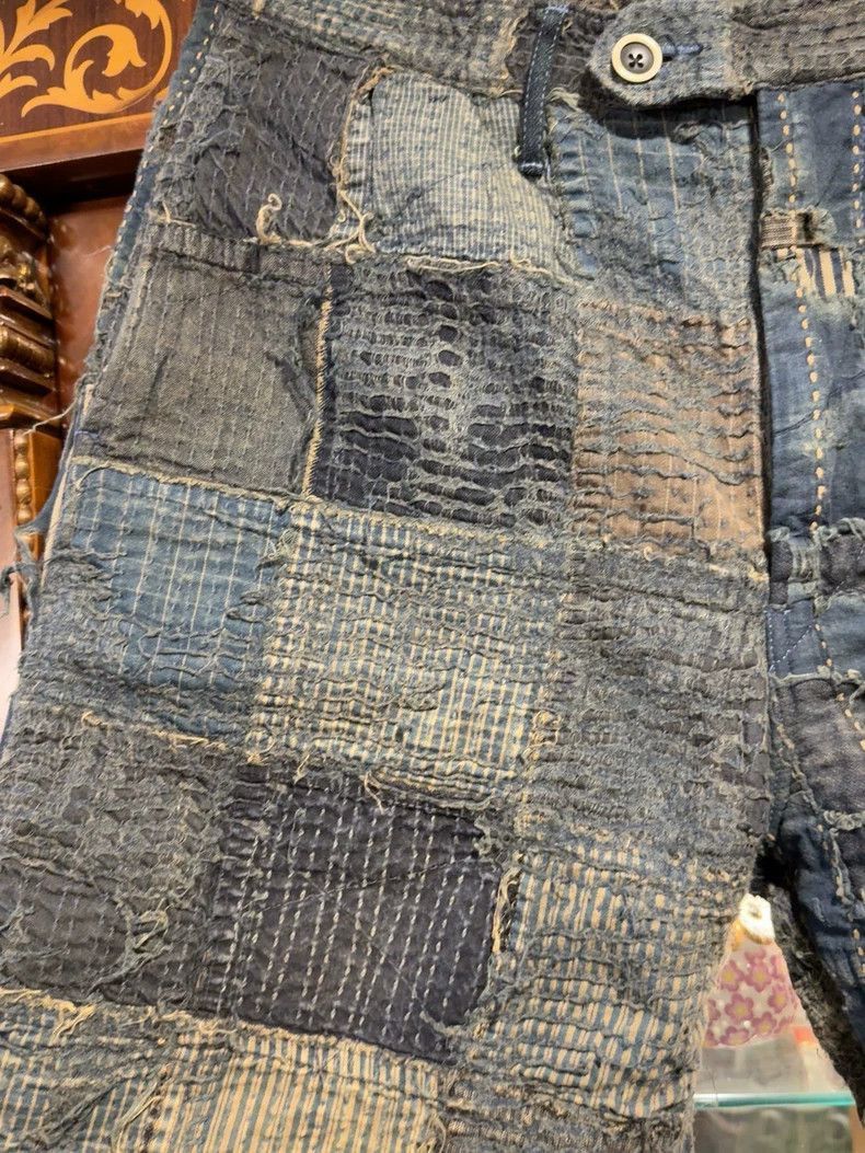 Kapital Kapital Kapital Boro Denim Shorts XL - Limited Edition-250 Size US 36 / EU 52 - 5 Thumbnail
