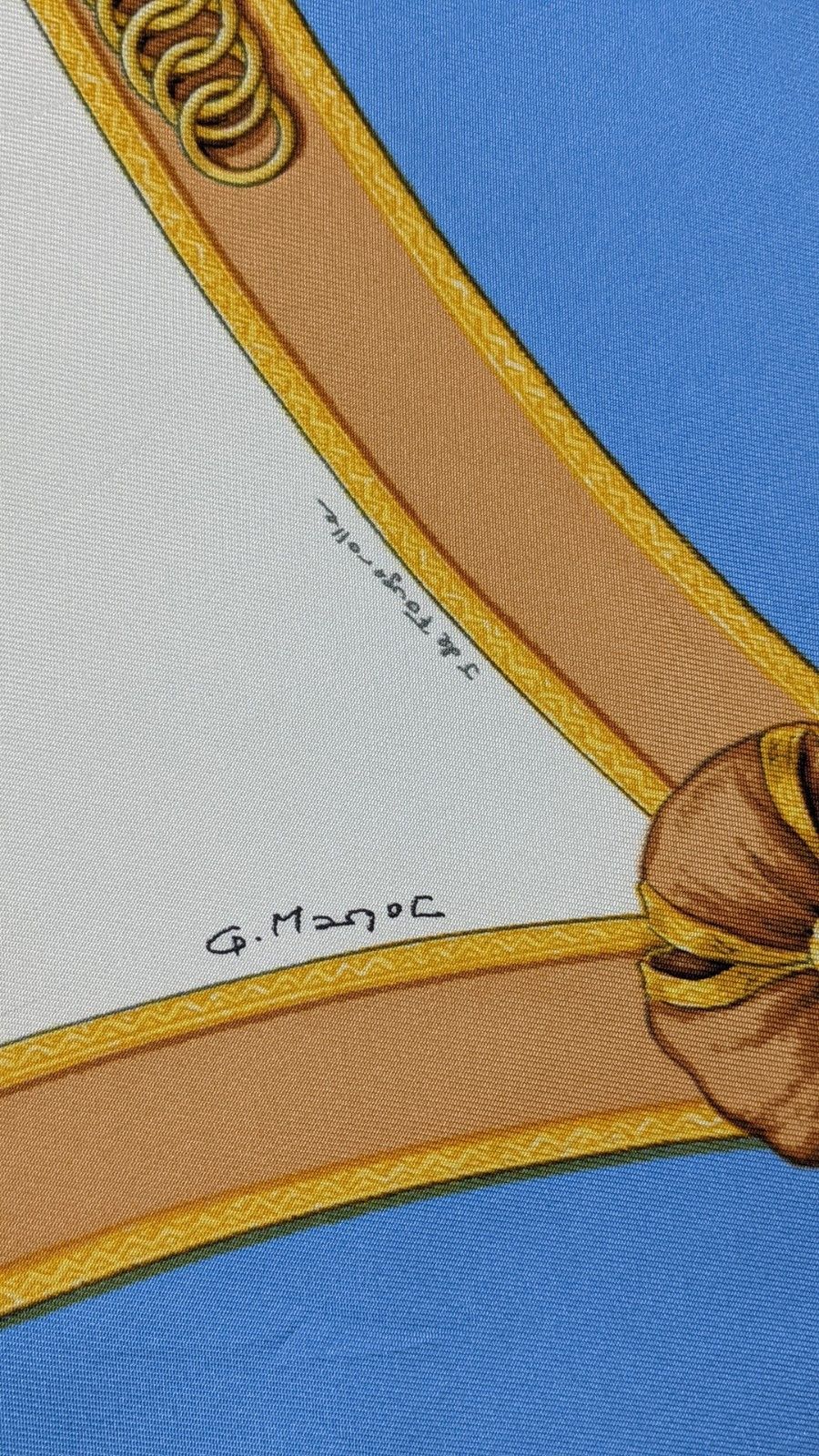 Hermes Hermes Paris Carre 90 Silk Scarf Le General L'Hotte Size ONE SIZE - 5 Thumbnail