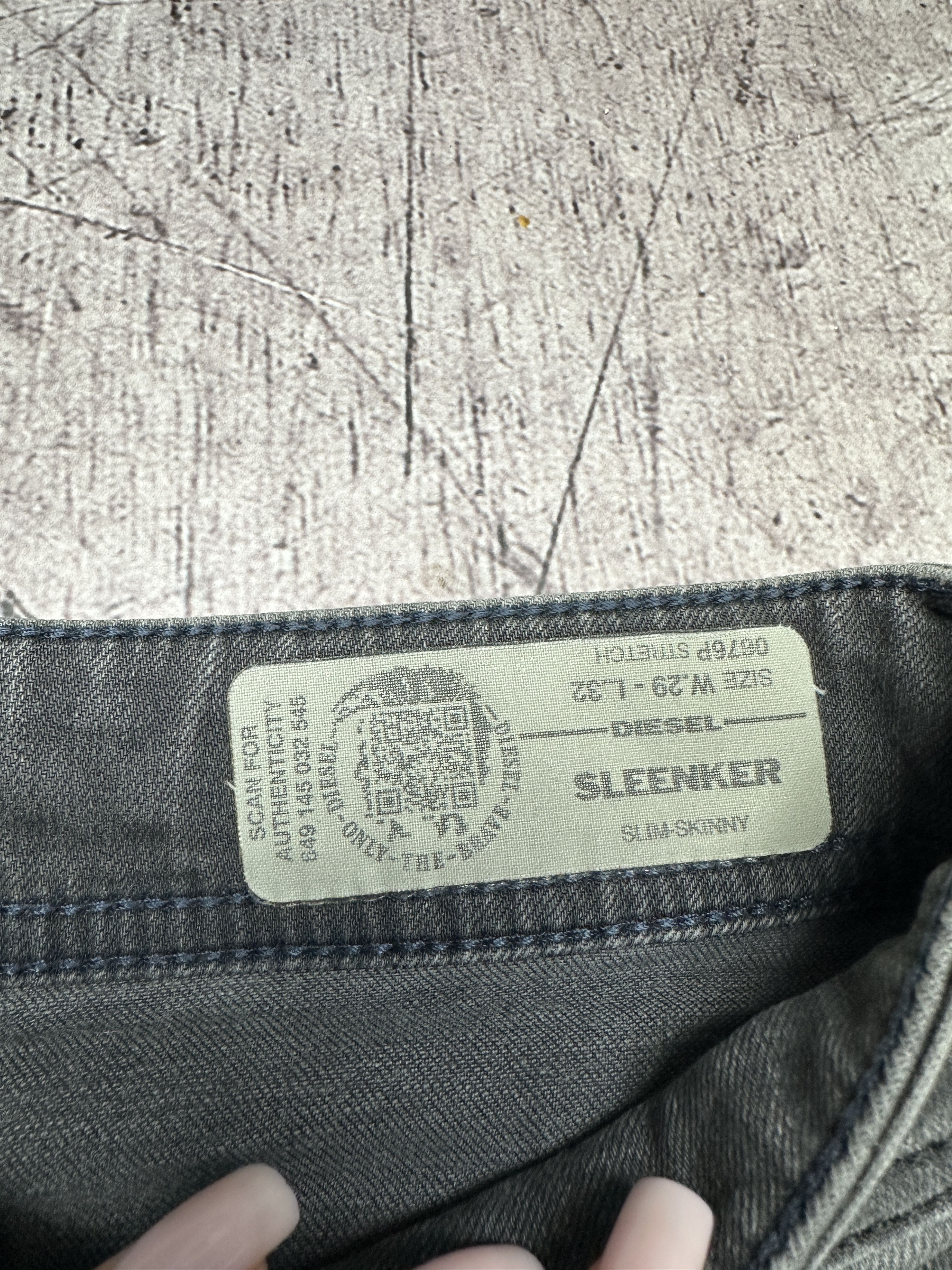 Diesel Diesel Sleenker Mens Denim Pants Jeans Size US 29 - 4 Thumbnail