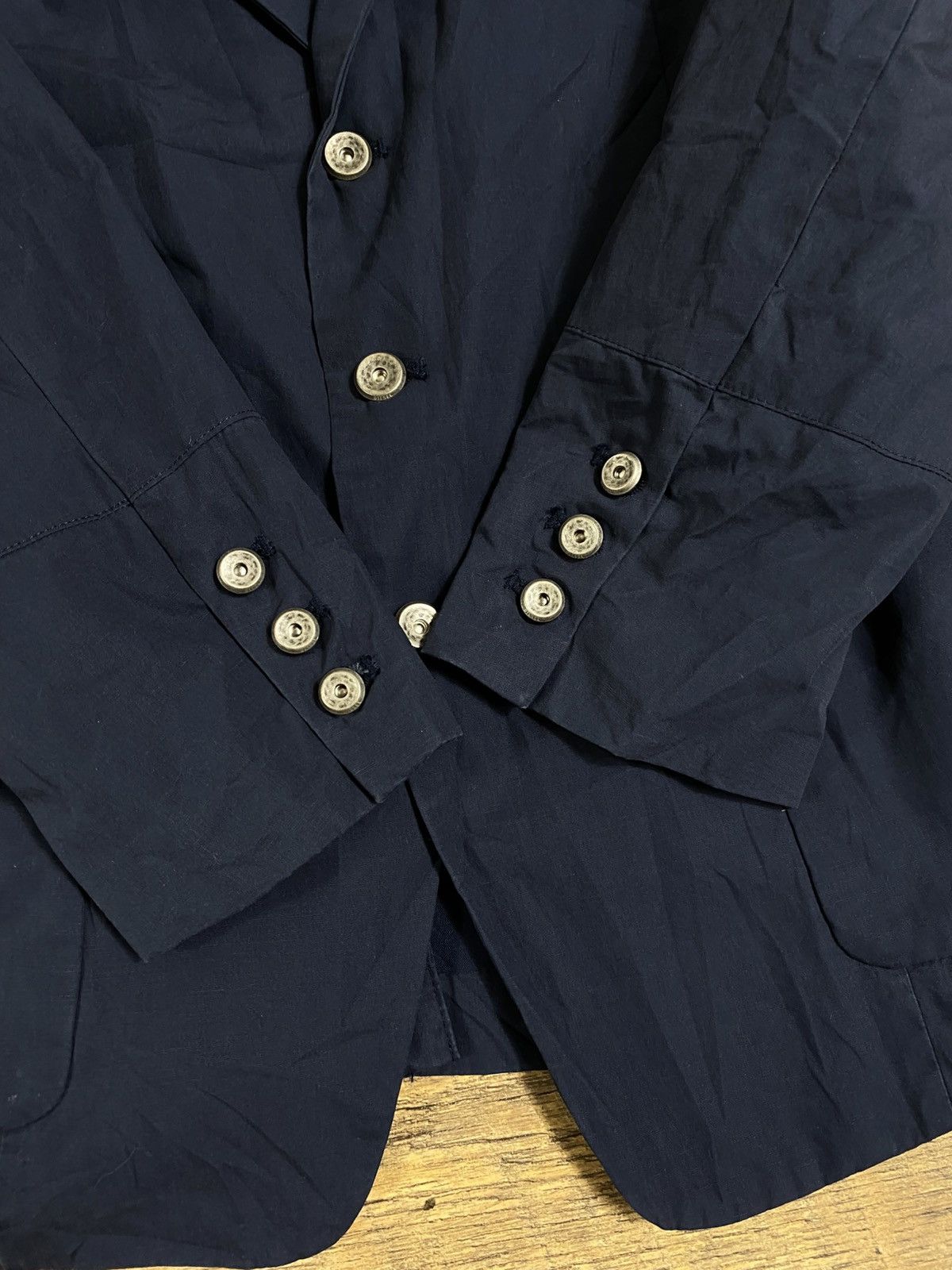 Diesel Diesel Navy Cotton Casual Blazer Sport Coat Jacket XL Size 46R - 7 Thumbnail