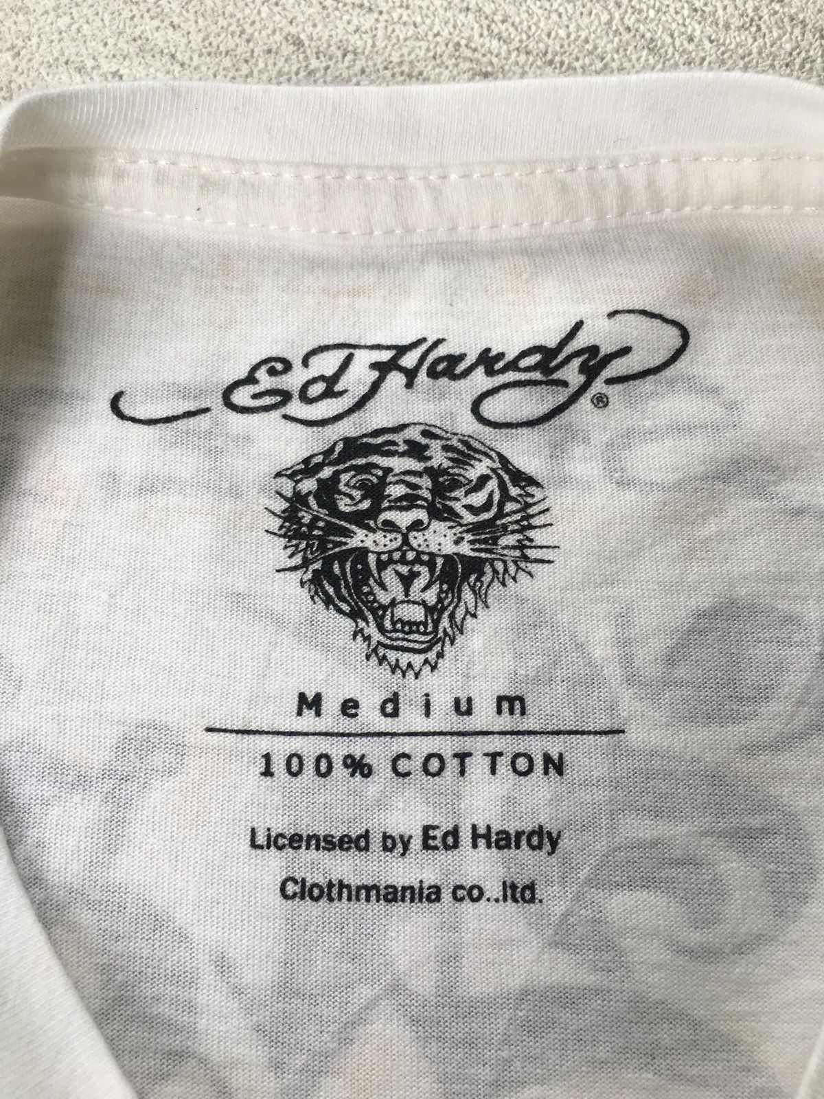 Ed Hardy 2000s Ed Hardy Skull Cross Printing Tshirt Size M / US 6-8 / IT 42-44 - 5 Thumbnail