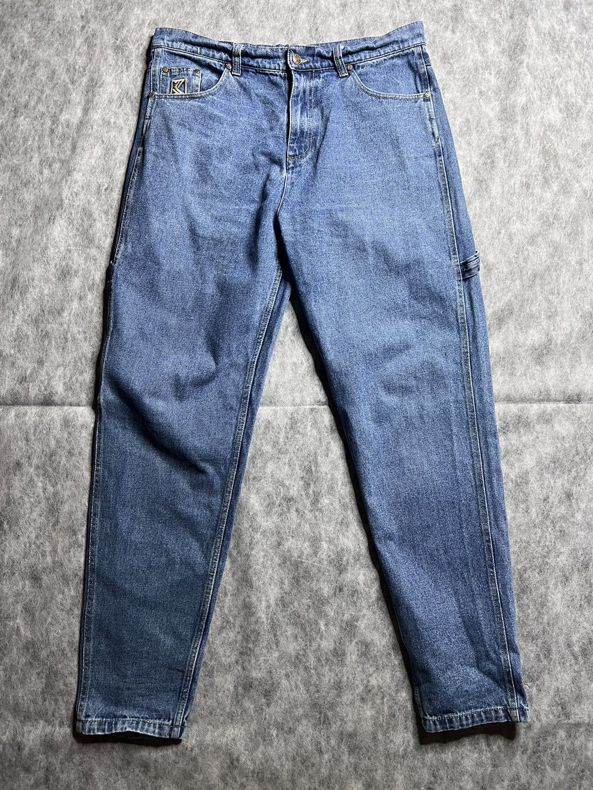 Karl Kani Karl Kani Jeans Dark Wash Denim Cargo Pants Size US 36 / EU 52 - 2 Thumbnail
