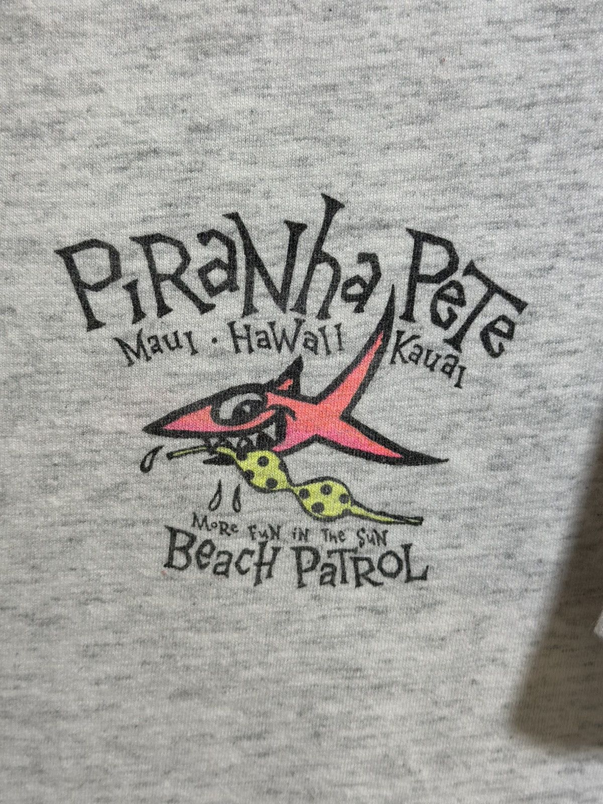 TEE JAYS × Vintage Vintage Piranha Pete Beach Patrol Faded Tee Size US L / EU 52-54 / 3 - 3 Thumbnail