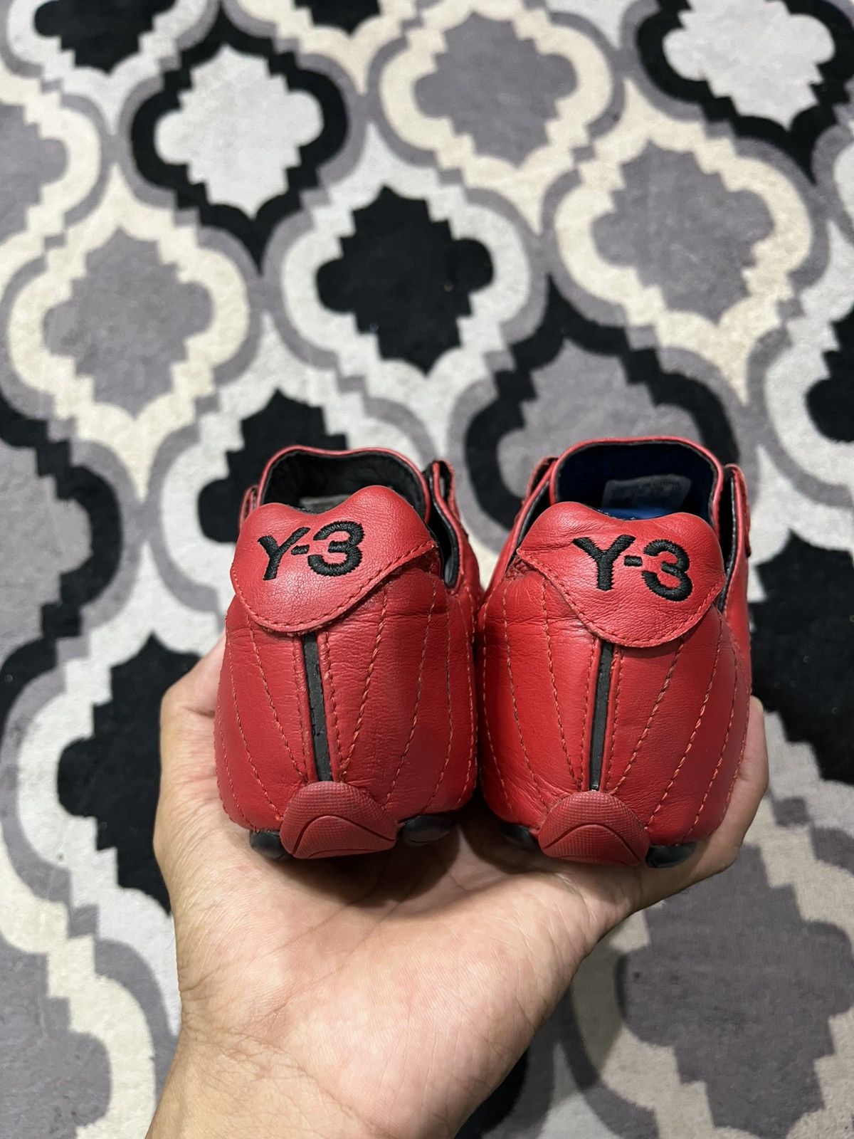 Yohji Yamamoto Red blood leather sneakers Size US 5 / EU 37 - 4 Thumbnail