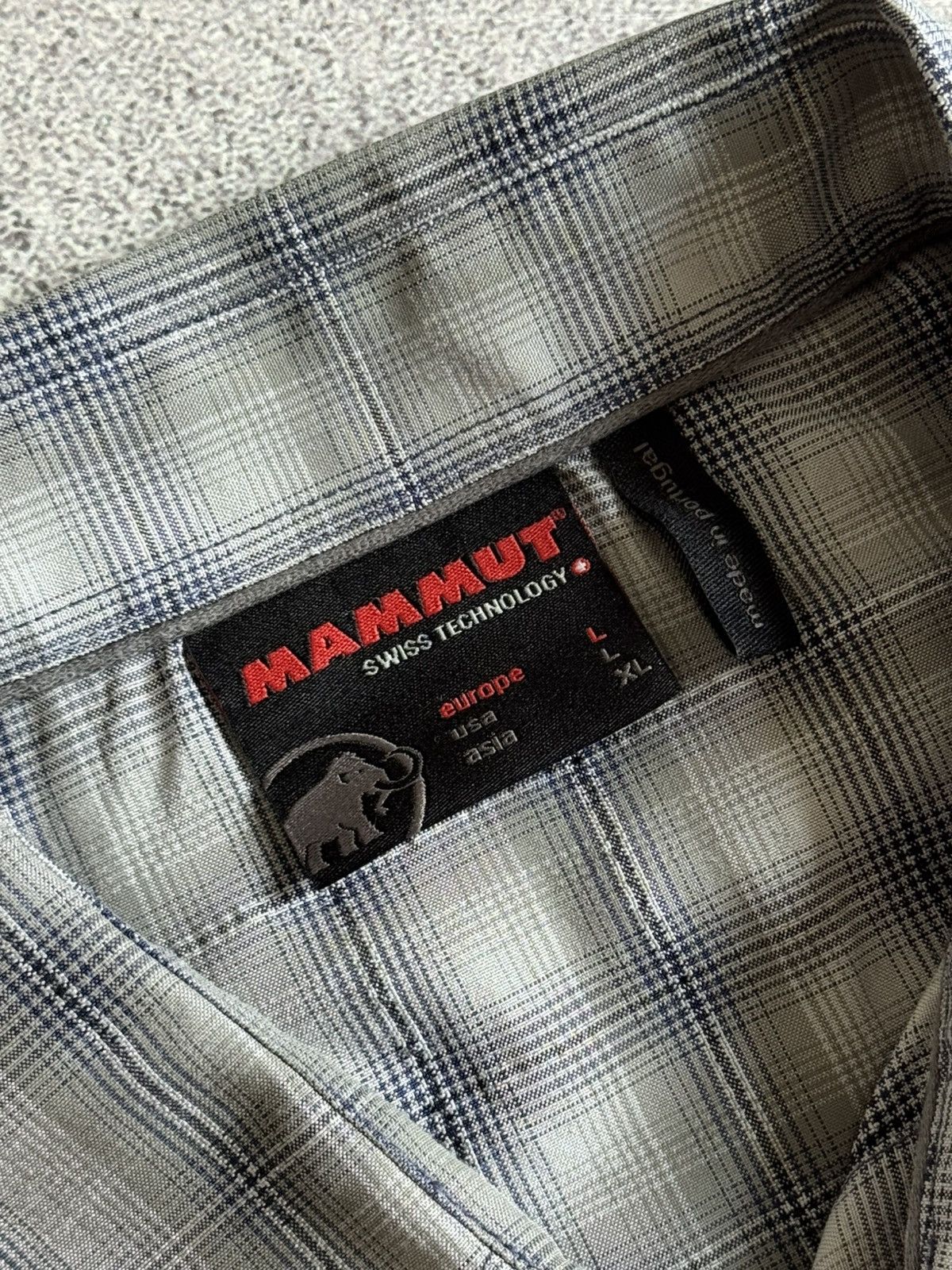 Mammut Mammut L Chekered shirt button up long sleeve outdoor Size US L / EU 52-54 / 3 - 5 Thumbnail