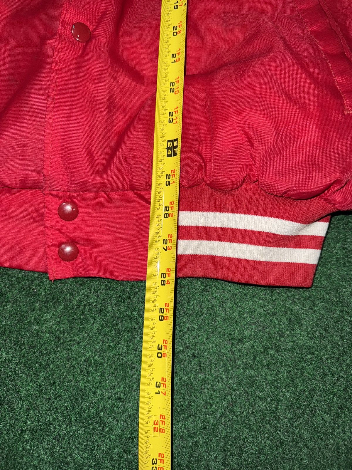 Chalk Line × NBA × Vintage Vintage 80s 90s Chicago Bulls Satin Wendy XL Jacket Size US XL / EU 56 / 4 - 7 Thumbnail
