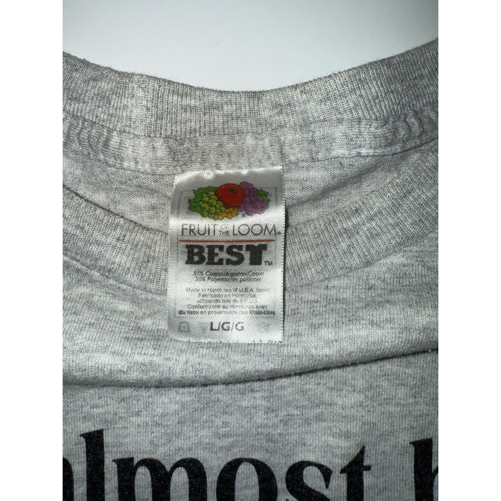 Fruit Of The Loom VTG Fruit of the Loom Short sleeve Vintage T-shirt Size US L / EU 52-54 / 3 - 4 Thumbnail
