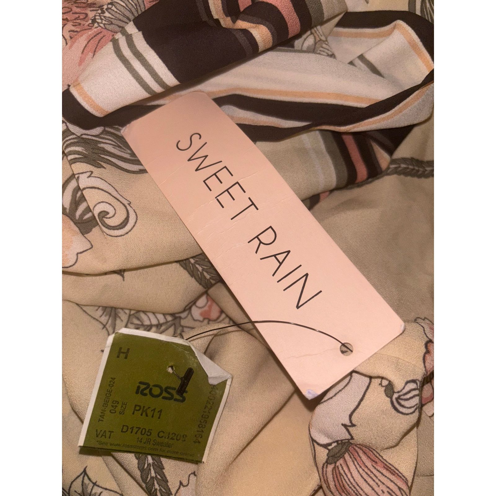 The Unbranded Brand Sweet Rain Size L - 2 Piece Sleepwear NWT Size ONE SIZE - 8 Thumbnail