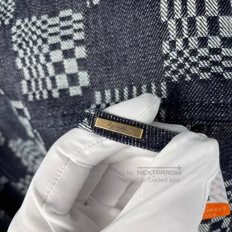 Louis Vuitton Louis Vuitton Black Checkerboard Denim Jacket Size US M / EU 48-50 / 2 - 7 Thumbnail