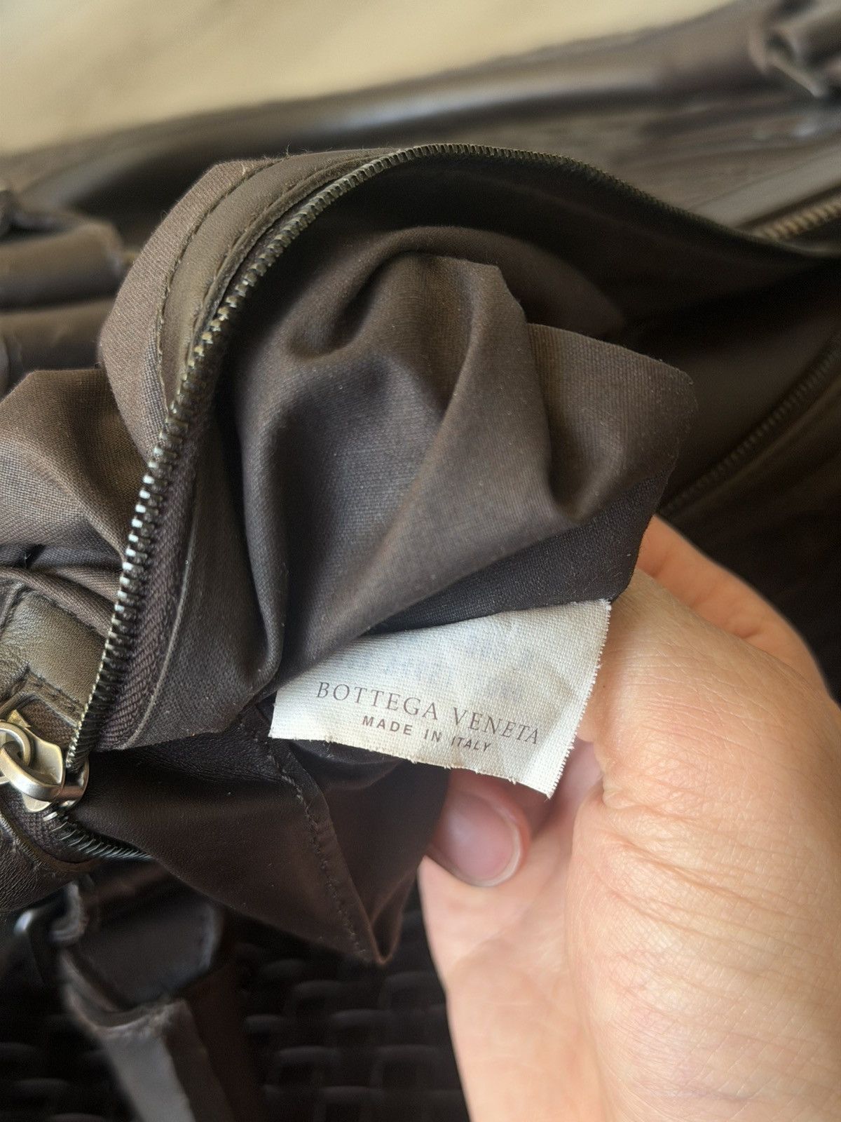 Bottega Veneta Bottega Intrecciato Leather XL Weekender Bag Size ONE SIZE - 10 Thumbnail