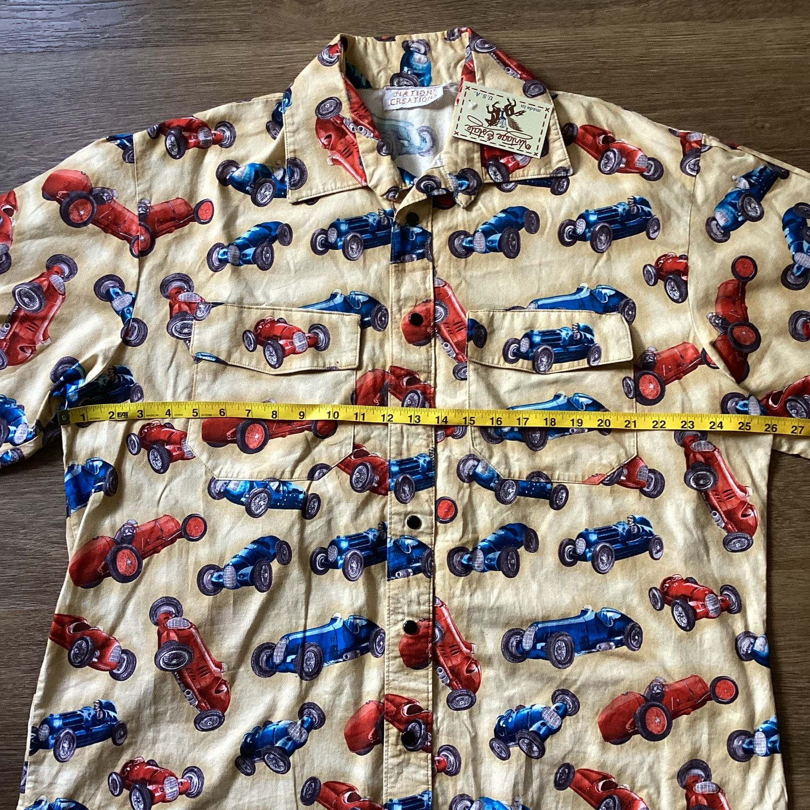 Vintage 60’s Snap Button up Size US XXL / EU 58 / 5 - 3 Thumbnail
