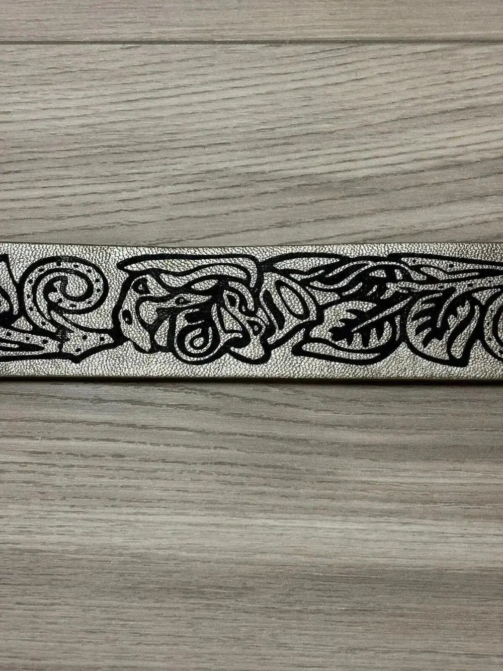 Japanese Brand × Vintage Poisonous Rose Buckle Belt Size 30 - 3 Thumbnail