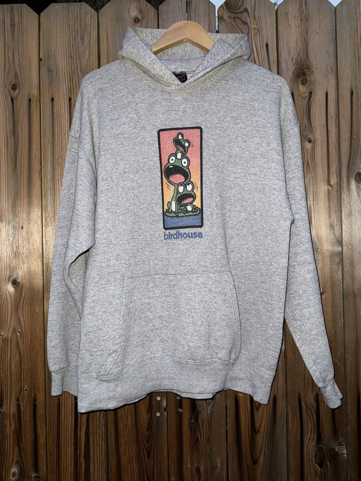 Tony Hawk Vintage 90s Birdhouse Willy Santos Frogs Hoodie Large Rare Size US L / EU 52-54 / 3 - 2 Thumbnail