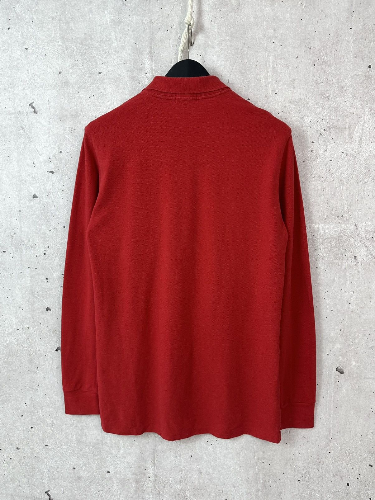 Ralph Lauren Vintage Ralph Lauren Red Long Sleeve Polo Size US M / EU 48-50 / 2 - 6 Thumbnail