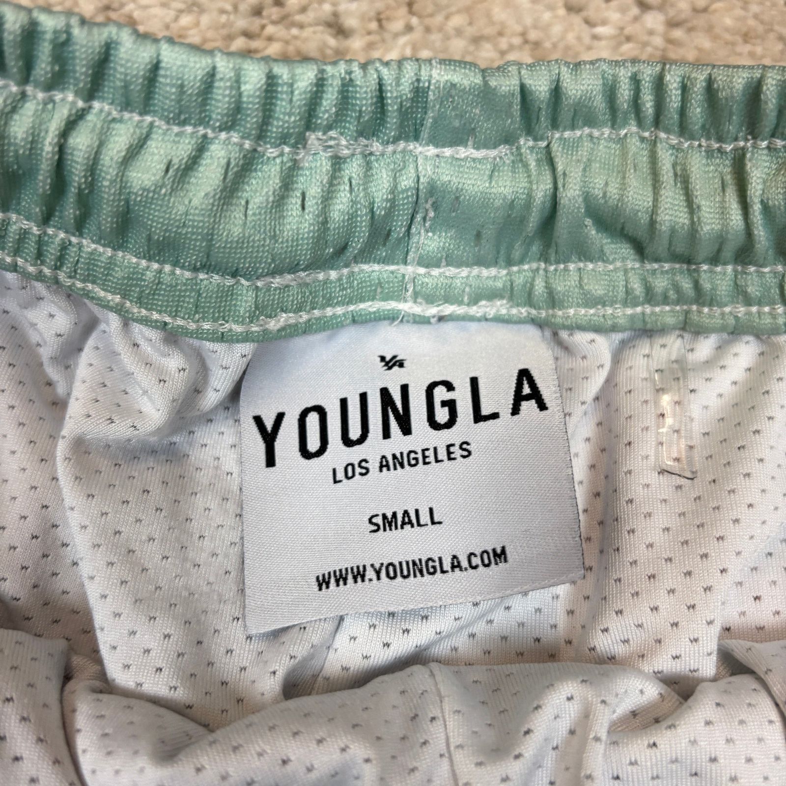 Other YoungLA 150 After Party Mystic Mountain Mesh Shorts Men's S Size US 28 / EU 44 - 4 Thumbnail