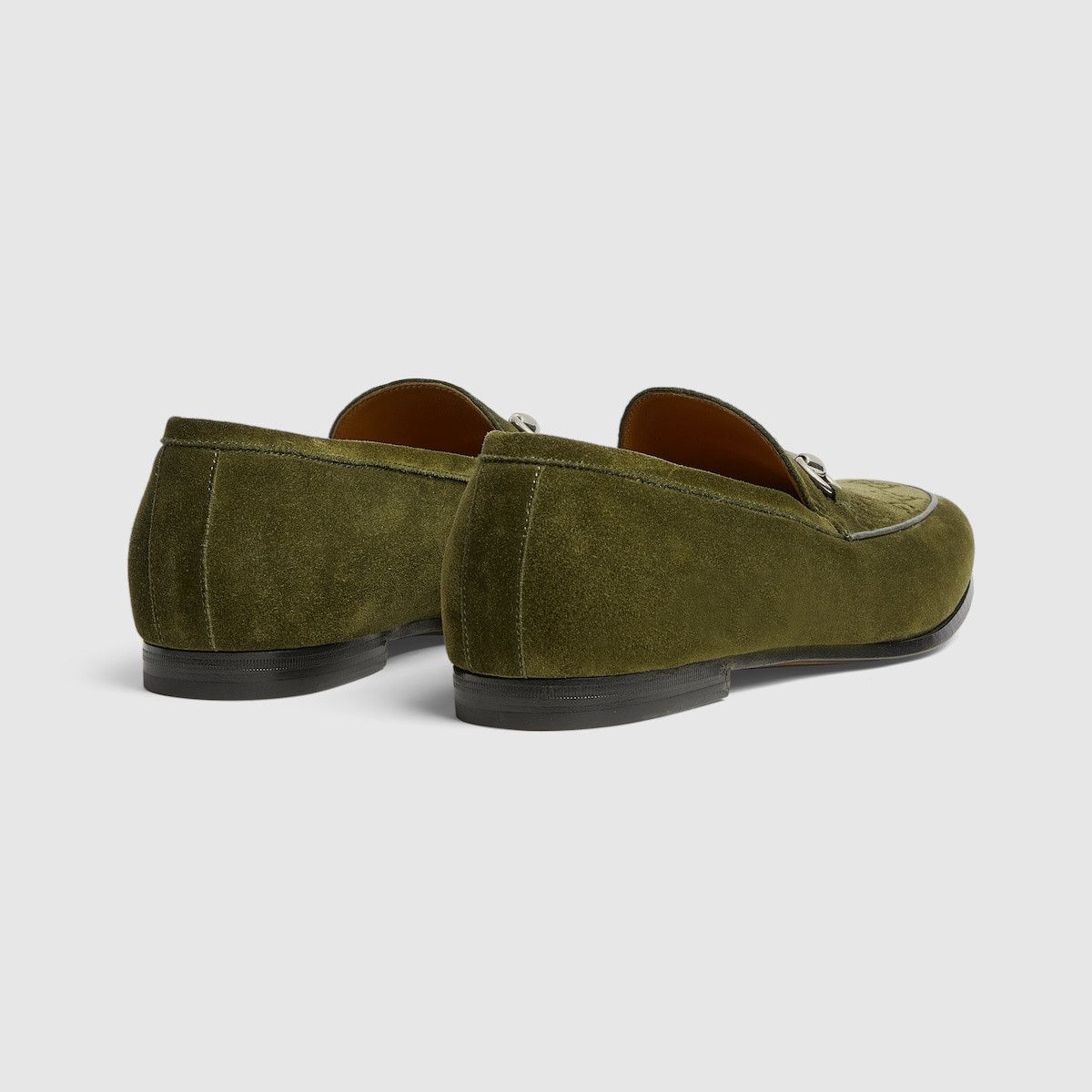 Gucci o1s1wg111025 Loafers With Horsebit in Dark Green Size US 10.5 / EU 43-44 - 11 Thumbnail