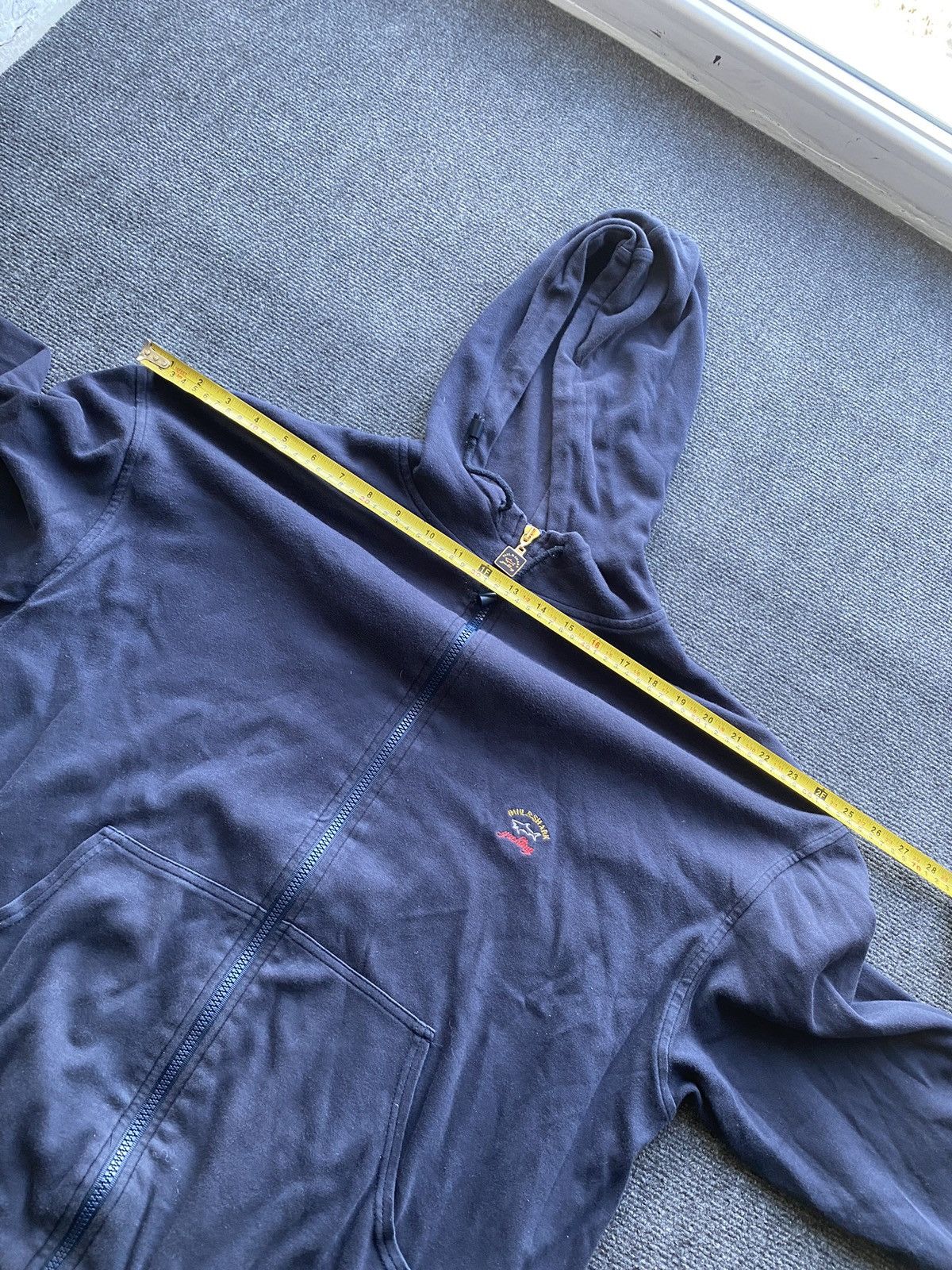 Paul & Shark 🔥Vntg Paul Shark Zip Up hoodie sun faded L size Size US L / EU 52-54 / 3 - 10 Thumbnail