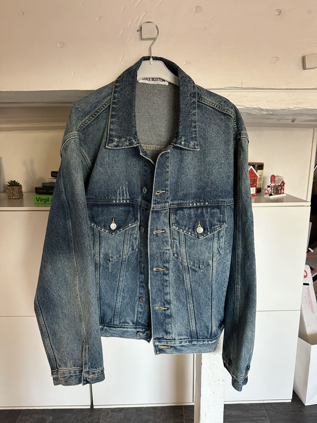 Cole Buxton Cole buxton cropped denim jacket Size US L / EU 52-54 / 3 - 1 Thumbnail