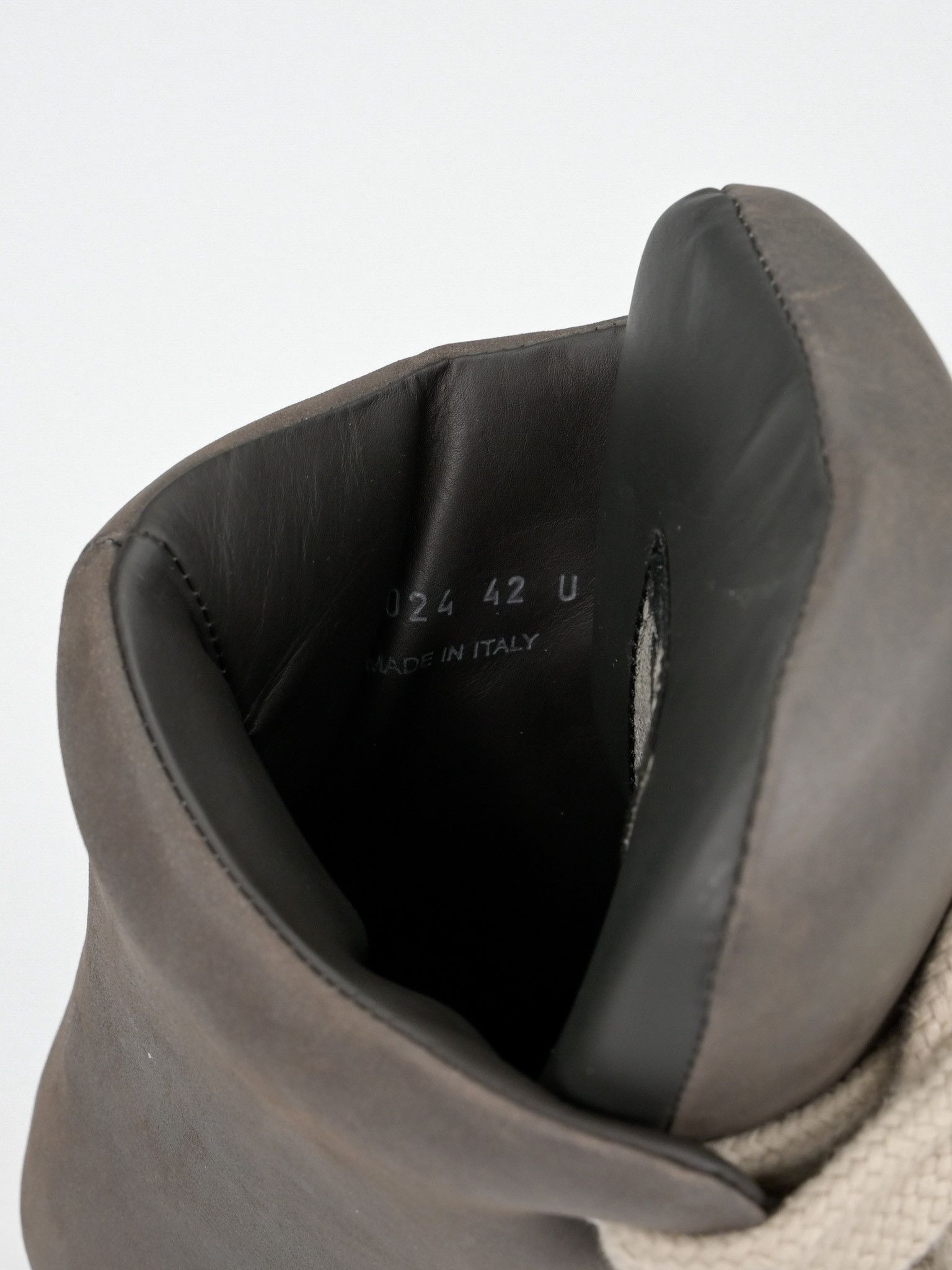 Rick Owens Padded Jumbo Lace Ramones Size US 9 / EU 42 - 15 Thumbnail