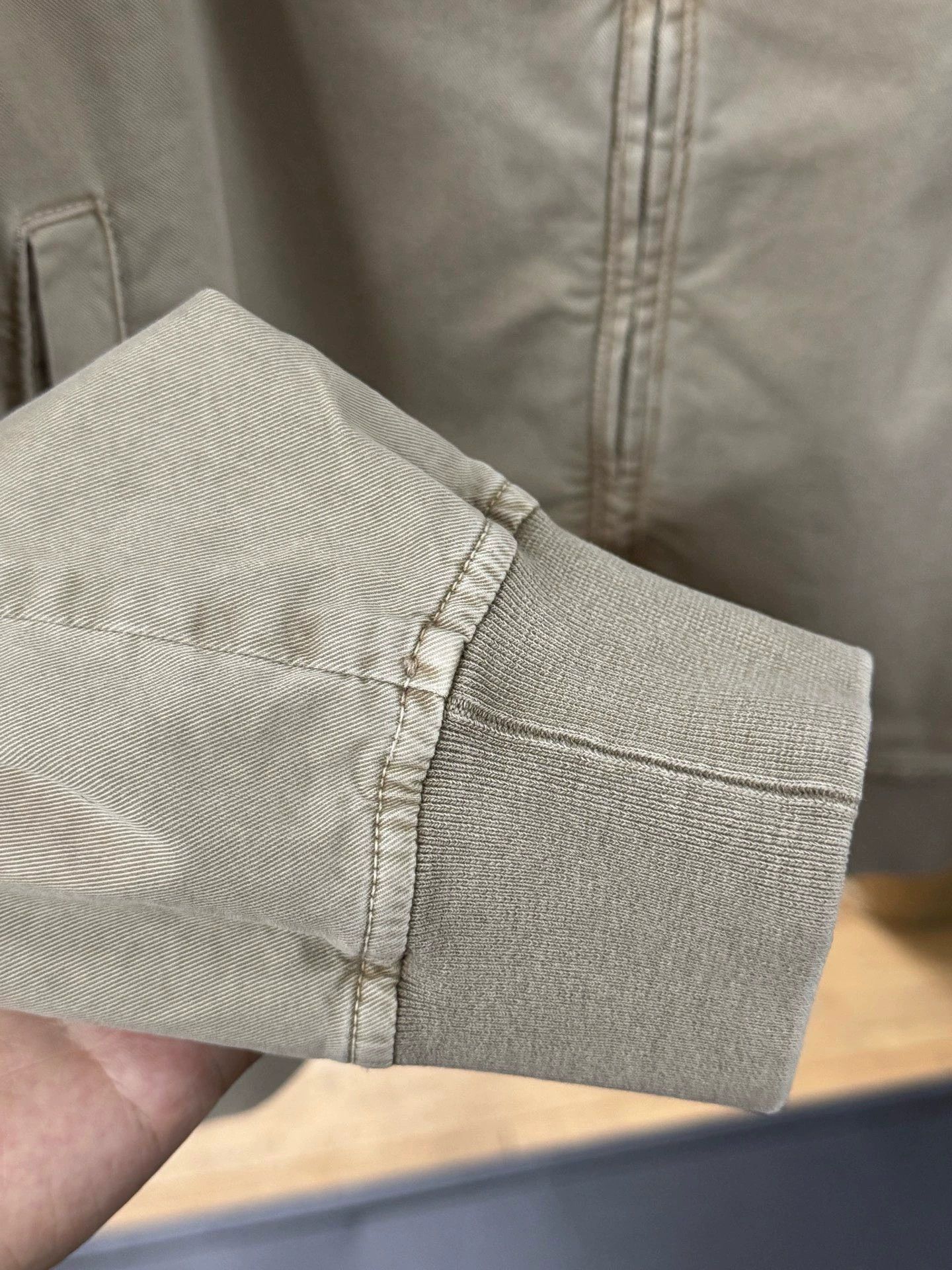 Brunello Cucinelli lightweight beige men's jacket by Brunello Cucinelli Size US L / EU 52-54 / 3 - 4 Thumbnail
