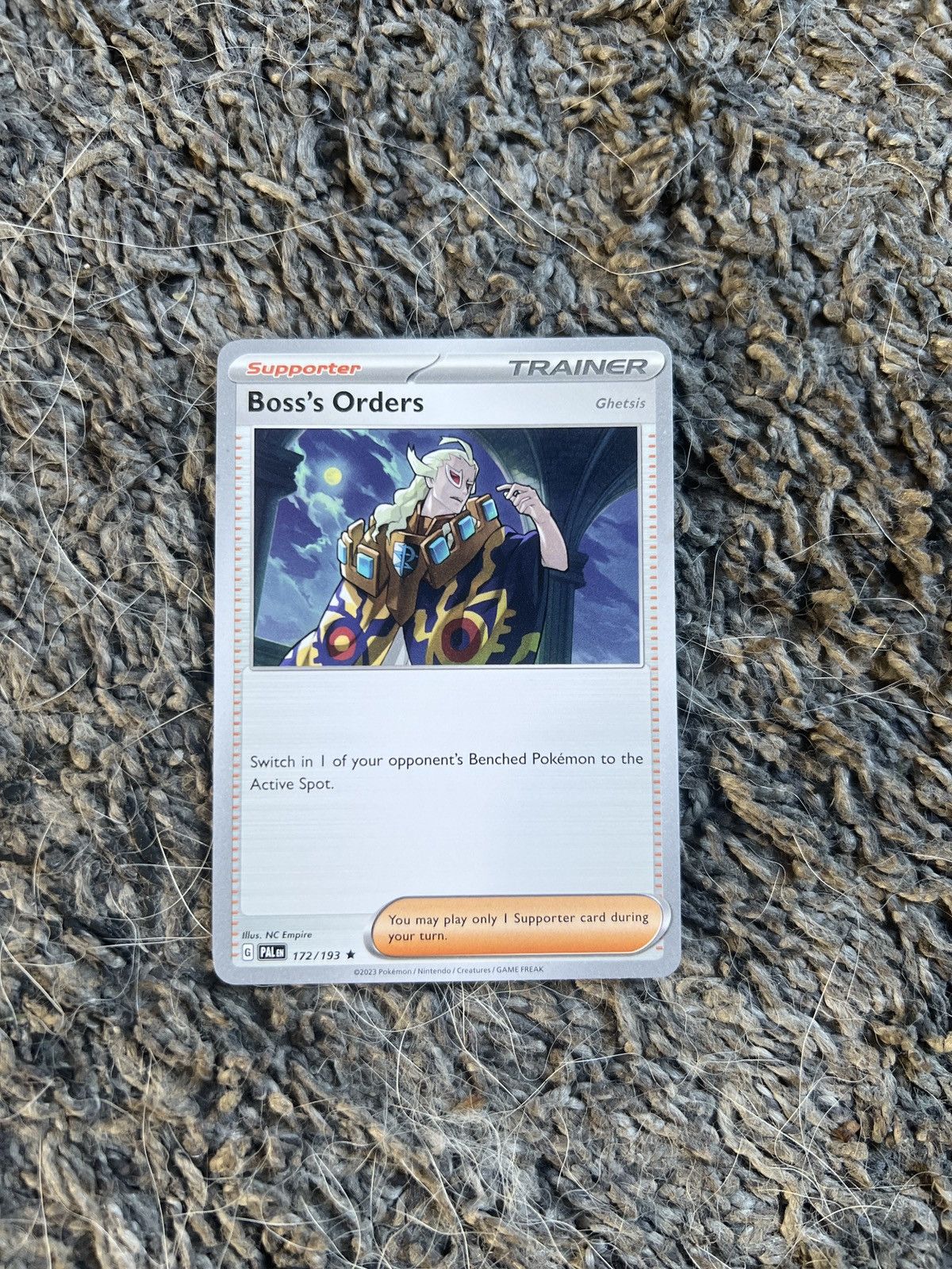 Pokemon 2023 Pokémon Boss’s Orders Card Size ONE SIZE - 1 Thumbnail