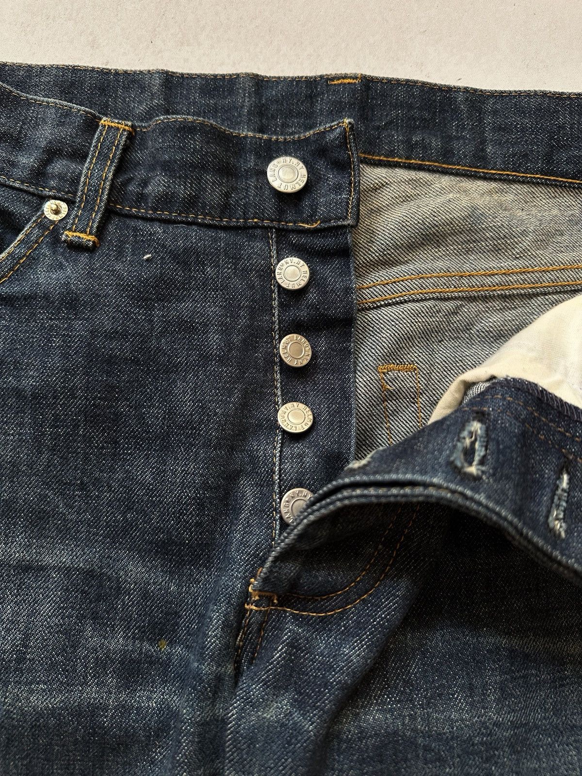 Helmut Lang Helmut lang classis cut raw denim Size US 29 - 3 Thumbnail