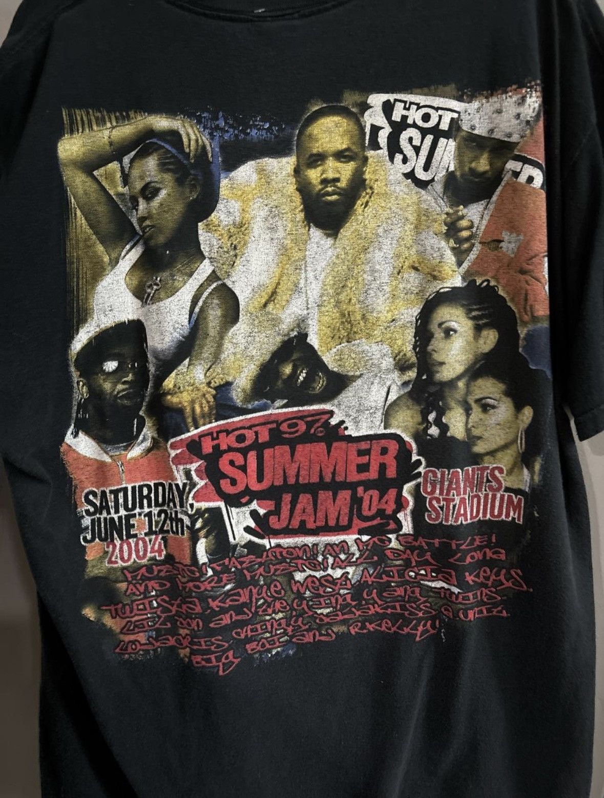 Vintage 2004 hot 97 summer jam rap tee 50 cent Juelz Santana g-uint Size US XL / EU 56 / 4 - 2 Thumbnail