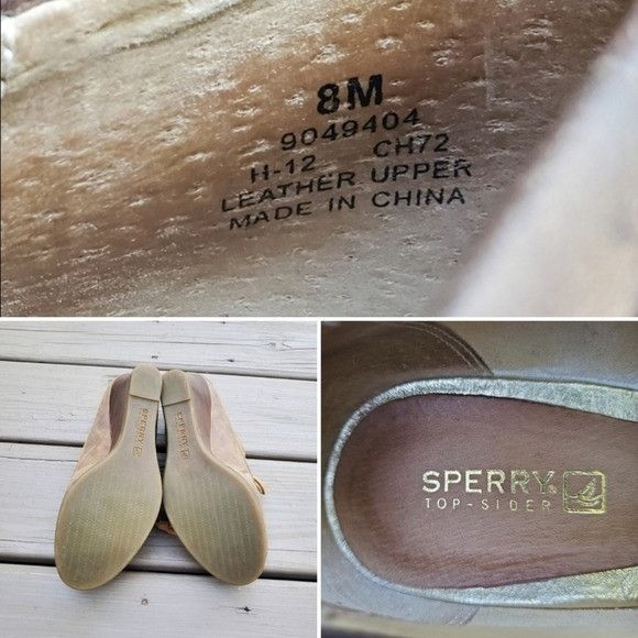 Sperry Sperry Top-Sider Seabourn Distressed Brown Oil Leather Wedge Size US 8 / IT 38 - 8 Thumbnail