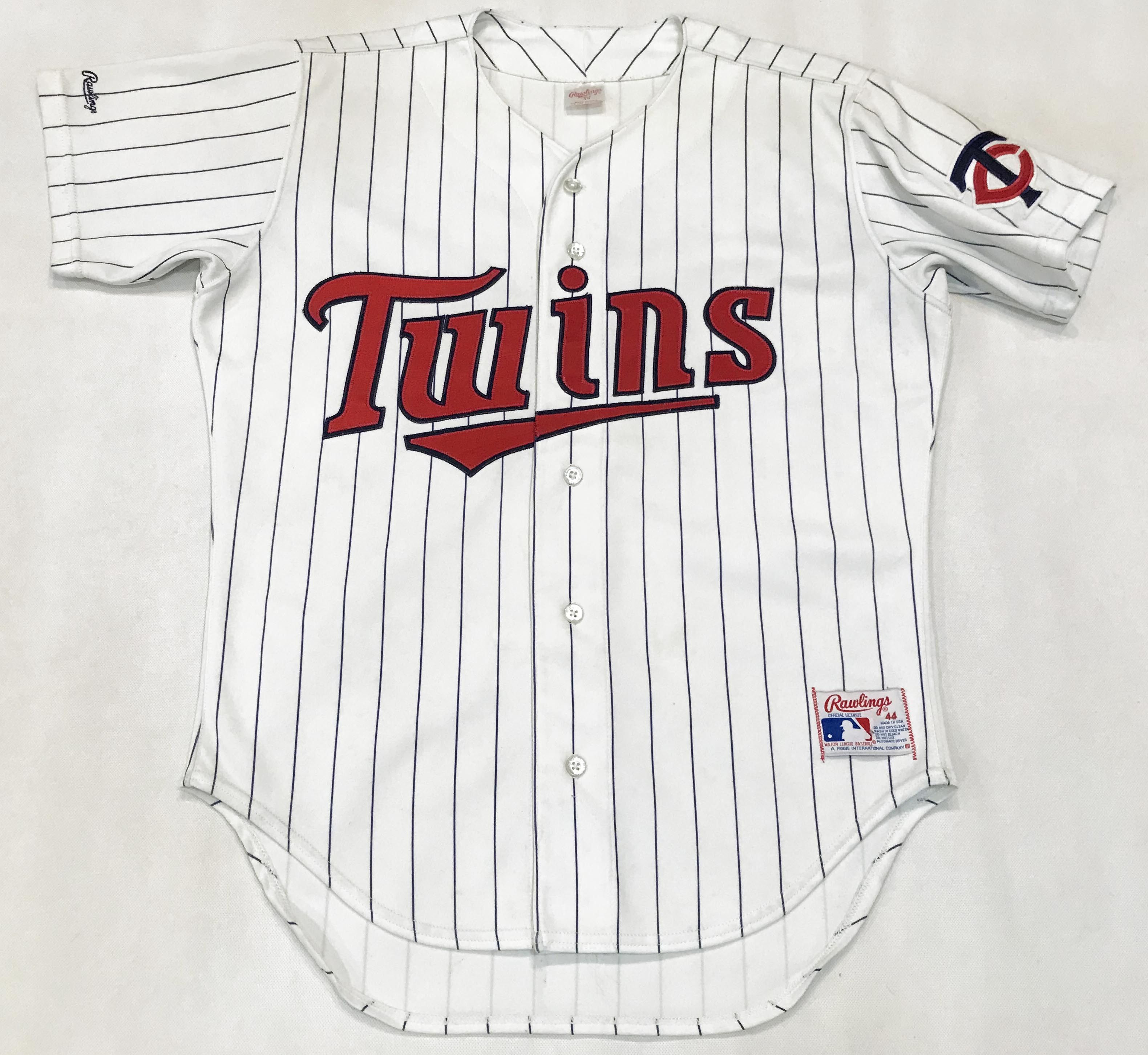 Vintage Minnesota Twins Jersey Button Down Pinstripe