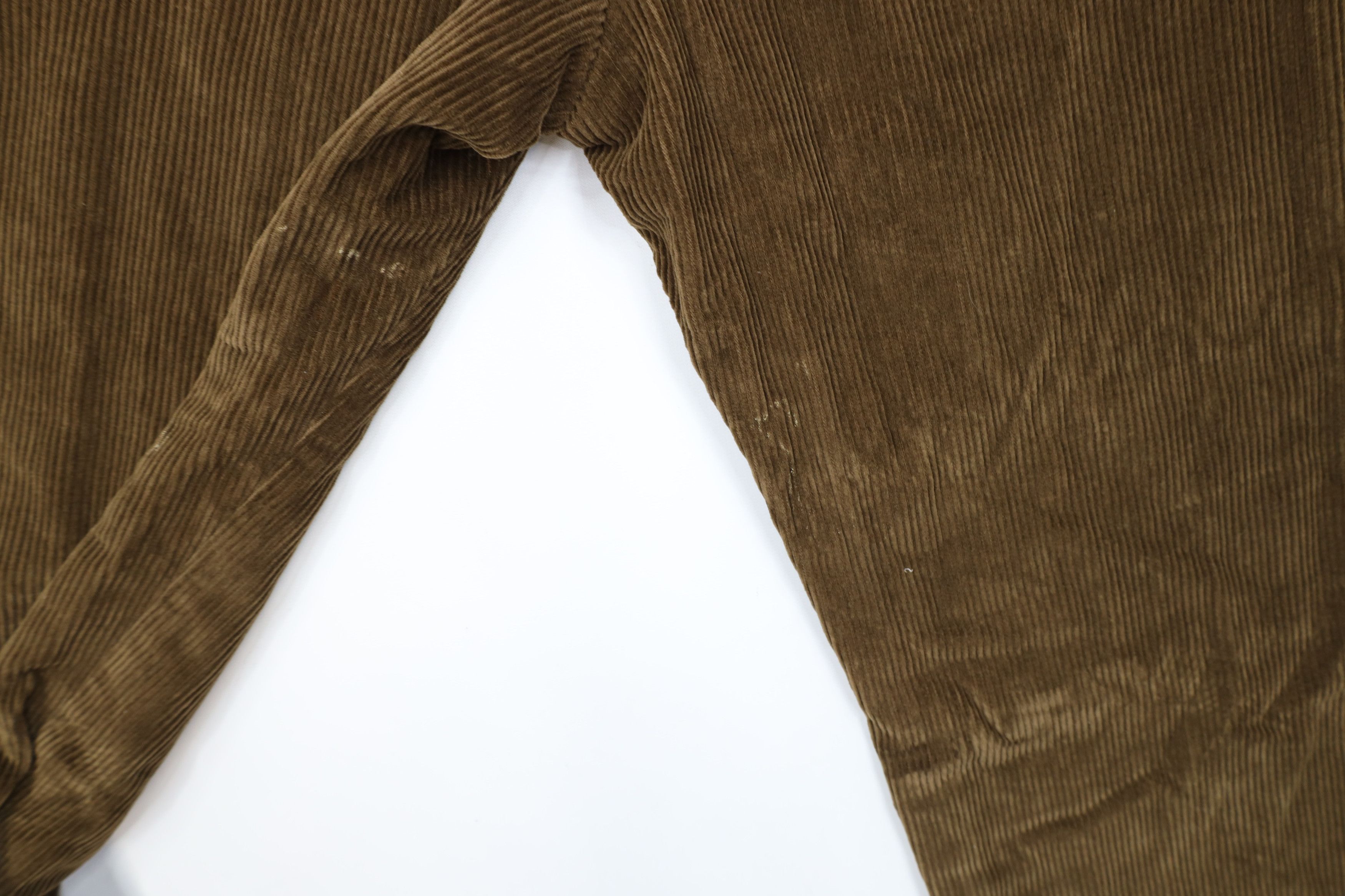 Eddie Bauer × Vintage Vintage Eddie Bauer Wide Leg Corduroy Chino Pants Brown Size US 38 / EU 54 - 13 Thumbnail