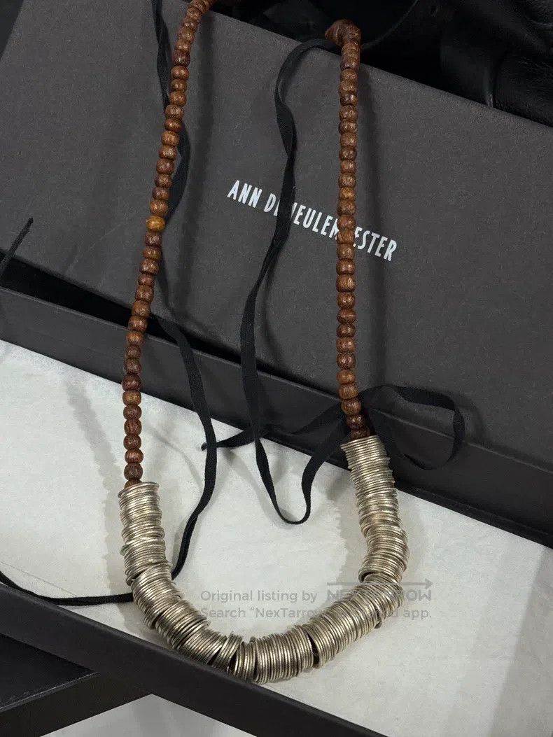 Ann Demeulemeester Ann Demeulemeester ring wooden beaded necklace Size ONE SIZE - 5 Thumbnail