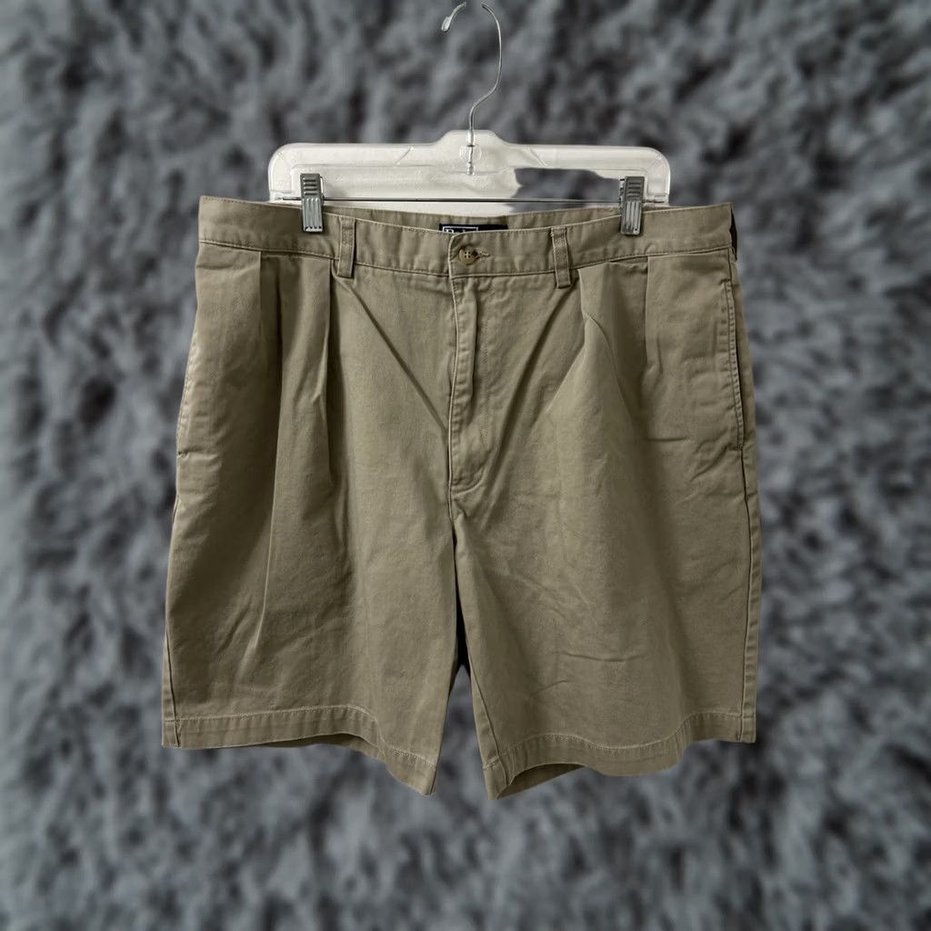 Polo Ralph Lauren VTG Polo Ralph Lauren Tyler Shorts Mens Sz 40 Tan Khaki Pleated Cotton Chino 9" Size US L / EU 52-54 / 3 - 1 Thumbnail