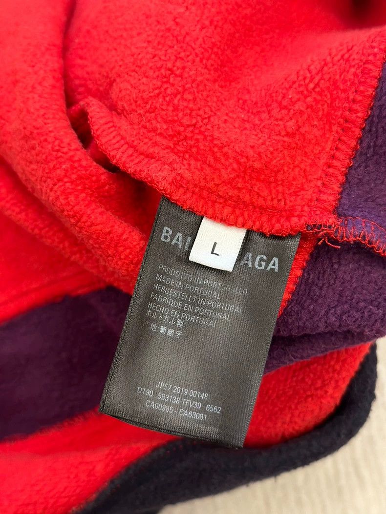 Balenciaga Balenciaga Classic Worn Half Zip Sweatshirt 2505-Nextarrow Size US L / EU 52-54 / 3 - 3 Thumbnail