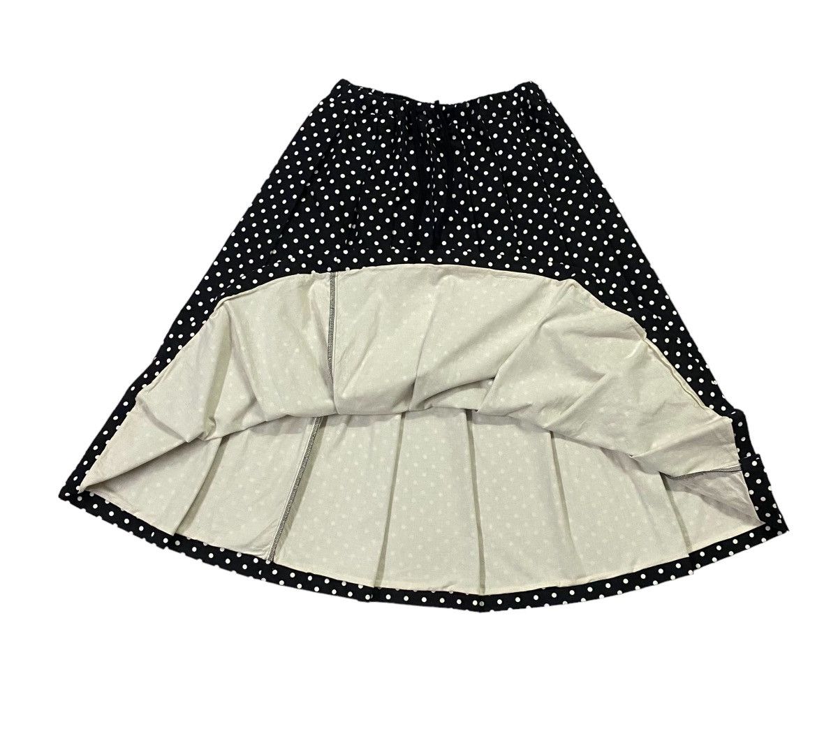 Comme des Garcons Black Black Comme Des Garçons AD2014 Polka Dot Midi Skirt Size 28" / US 6 / IT 42 - 20 Thumbnail