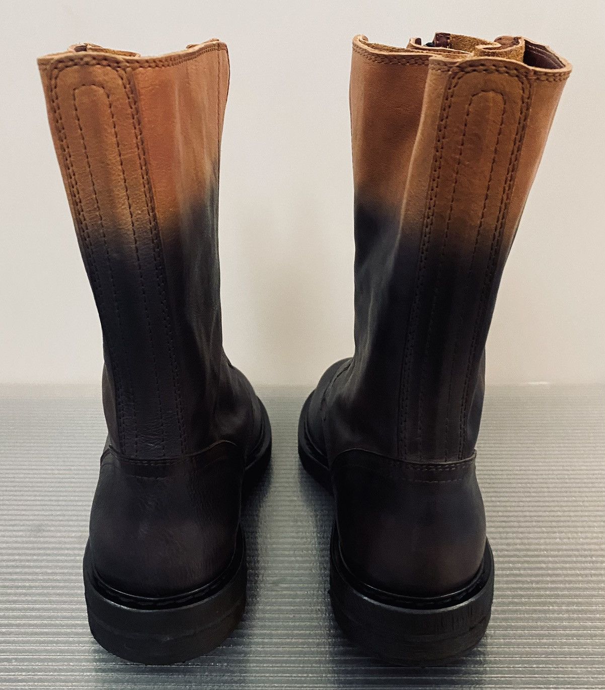 Ann Demeulemeester Ann Demeulemeester 🇮🇹 cognac/blk degrade dayzero boots 11 NEW Size US 11 / EU 44 - 19 Thumbnail