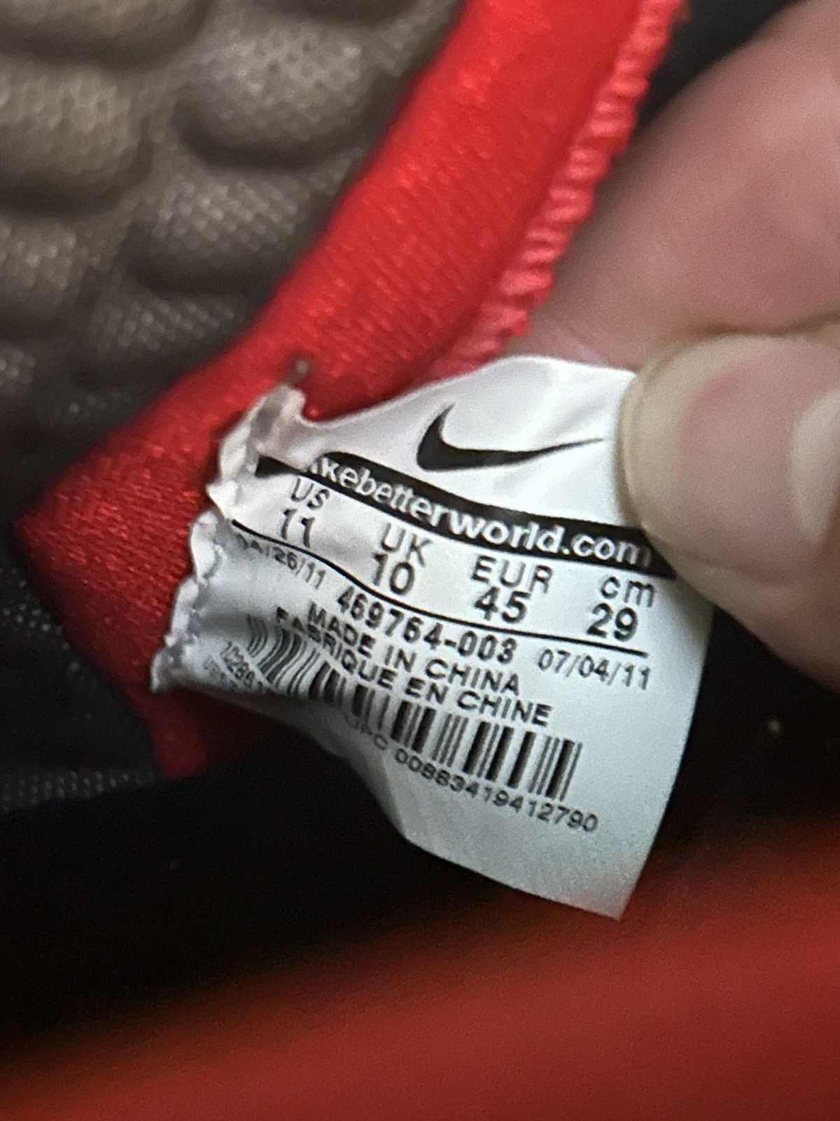 Nike Nike Lebron 9 Miami Heat Away 2012 Size US 11 / EU 44 - 7 Thumbnail