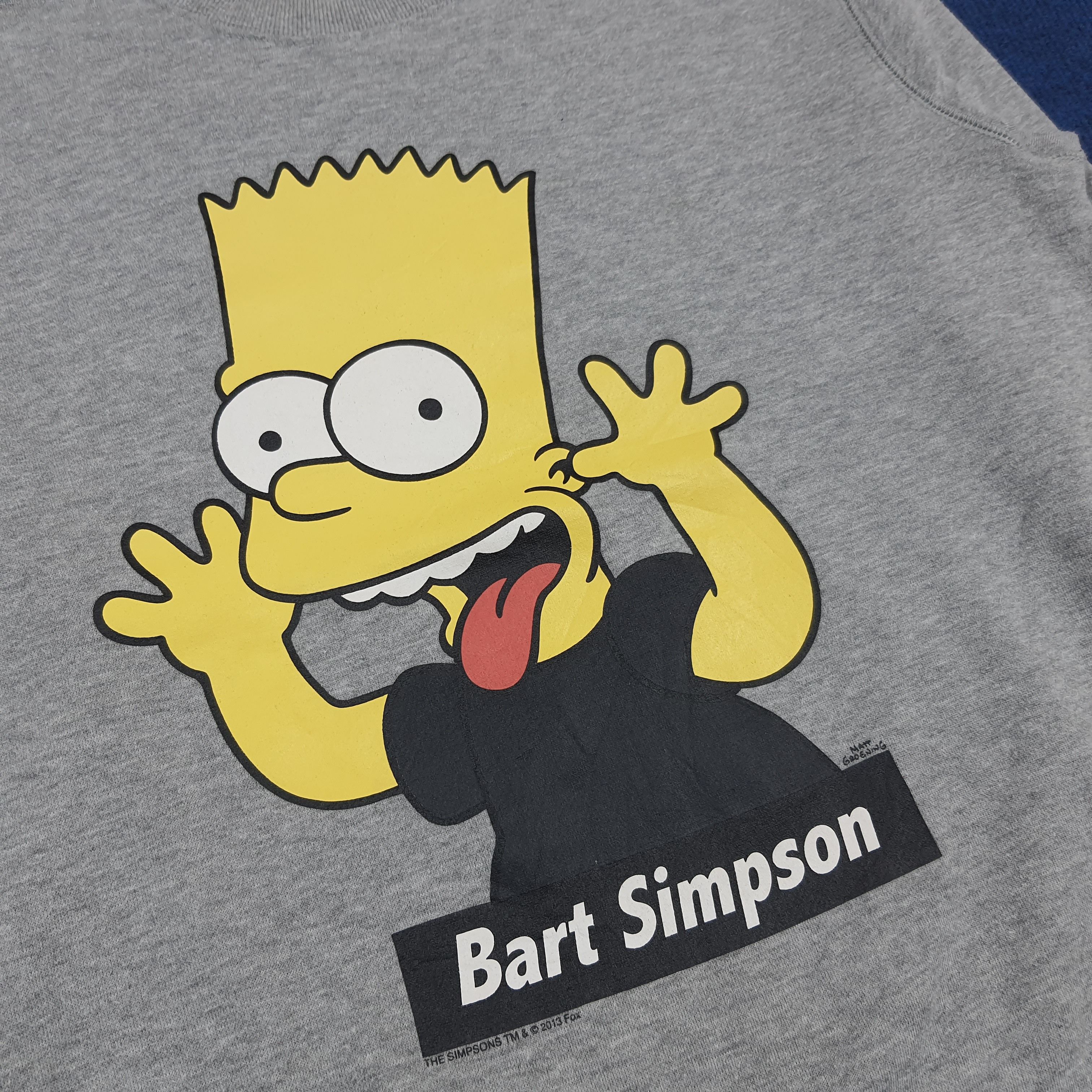The Simpsons Official Bart Simpson Graphic Sweatshirt Crewneck C293N25 Size US M / EU 48-50 / 2 - 2 Thumbnail