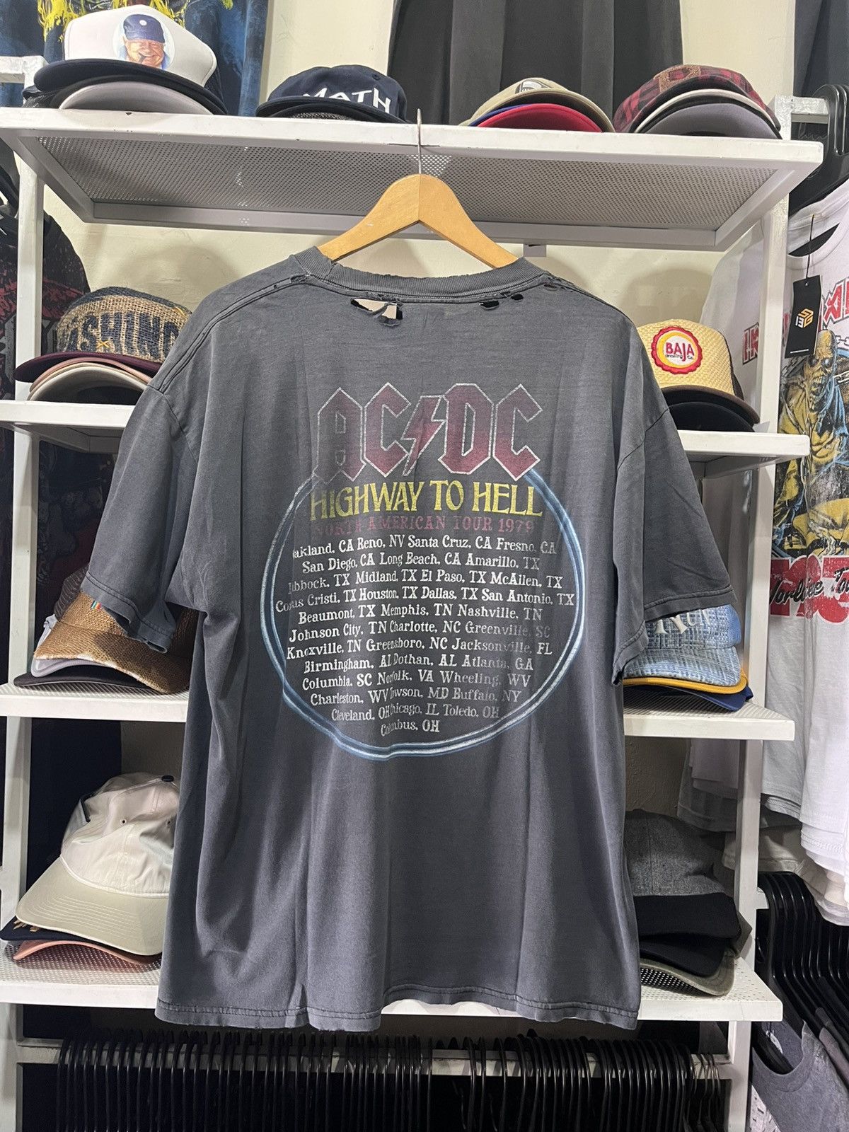 AC/DC Vintage 2009 ACDC “ Highway To Hell” Tour Tee 1979 Size US XL / EU 56 / 4 - 5 Thumbnail