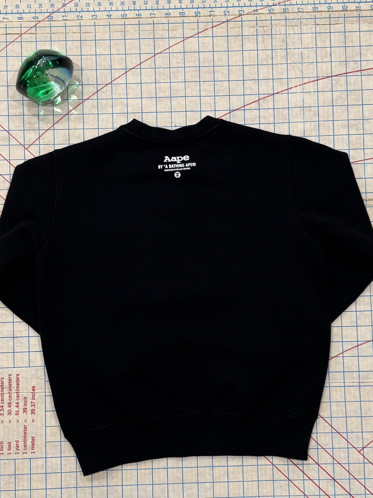 Aape Aape by A Bathing Ape Black Crewneck Sweater Mens Small Size US S / EU 44-46 / 1 - 13 Thumbnail