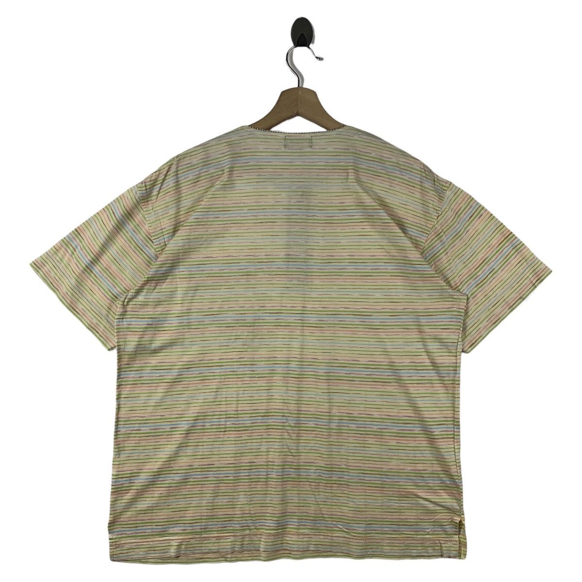 Missoni × Vintage Vintage MISSONI small logo embroidery stripe tee Size US M / EU 48-50 / 2 - 4 Thumbnail