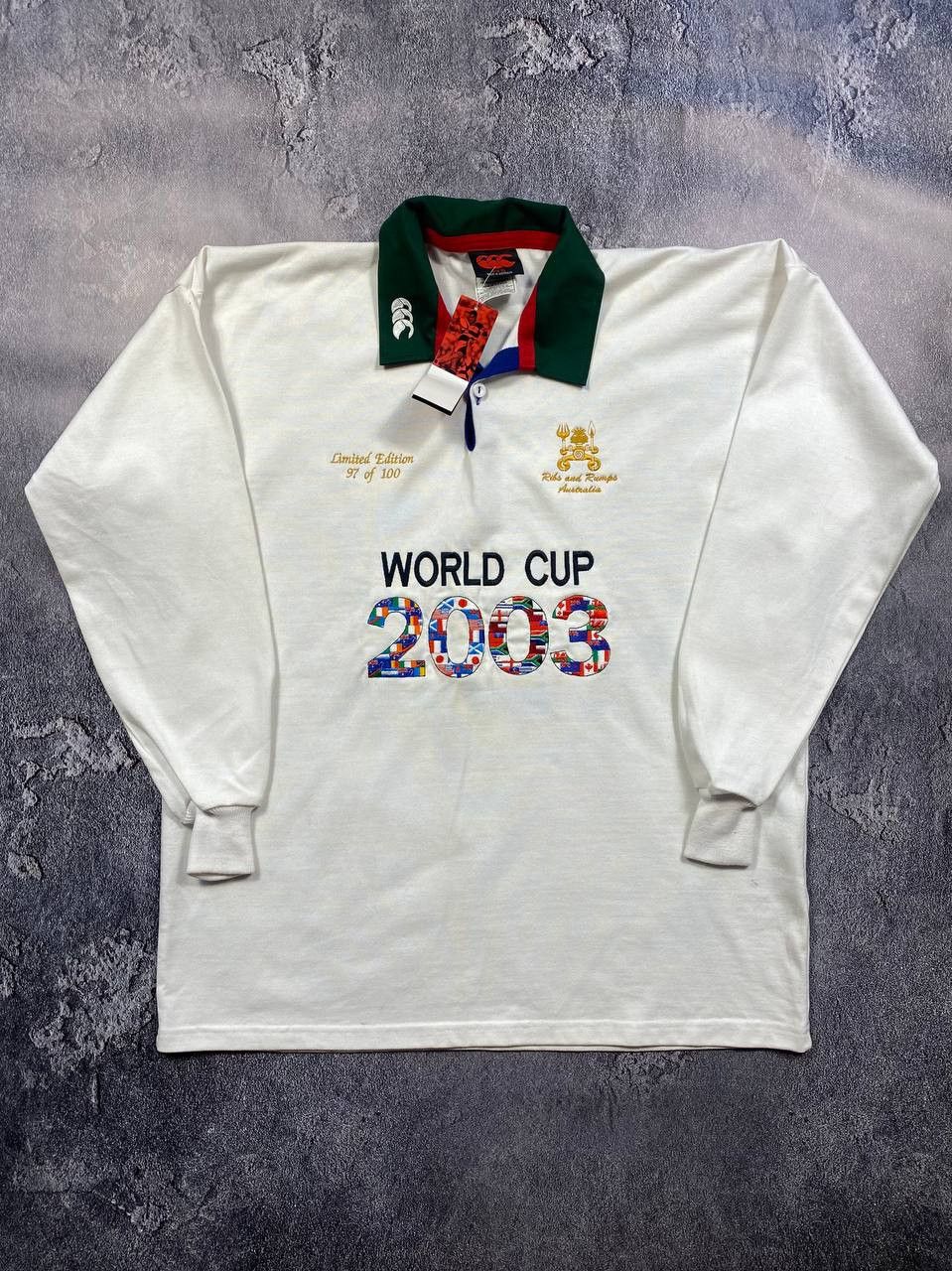 Canterbury of New Zealand RARE vintage Canterbury Rugby Shirt 97/100 World Cup Size US XL / EU 56 / 4 - 2 Thumbnail