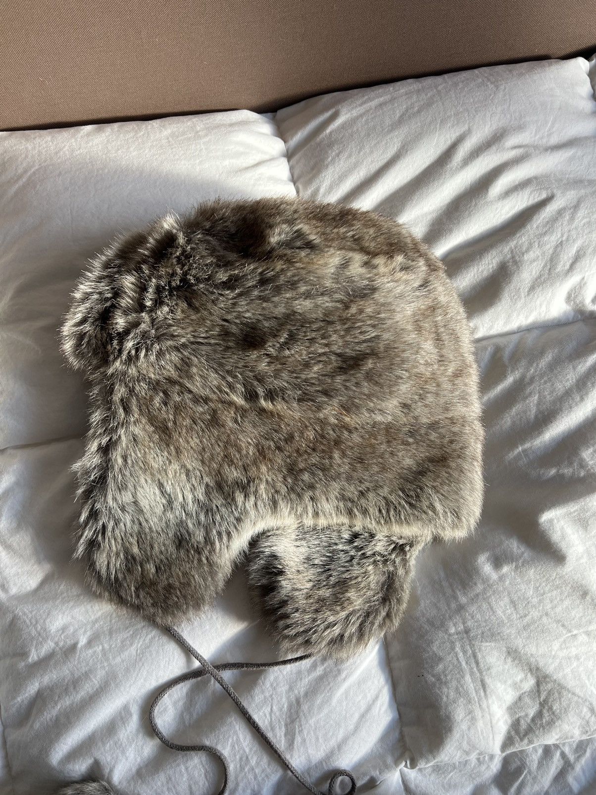 If Six Was Nine × Japanese Brand Crazy Fur Faux Trapper Mohair Hat Y2K Ushanka Size ONE SIZE - 2 Thumbnail