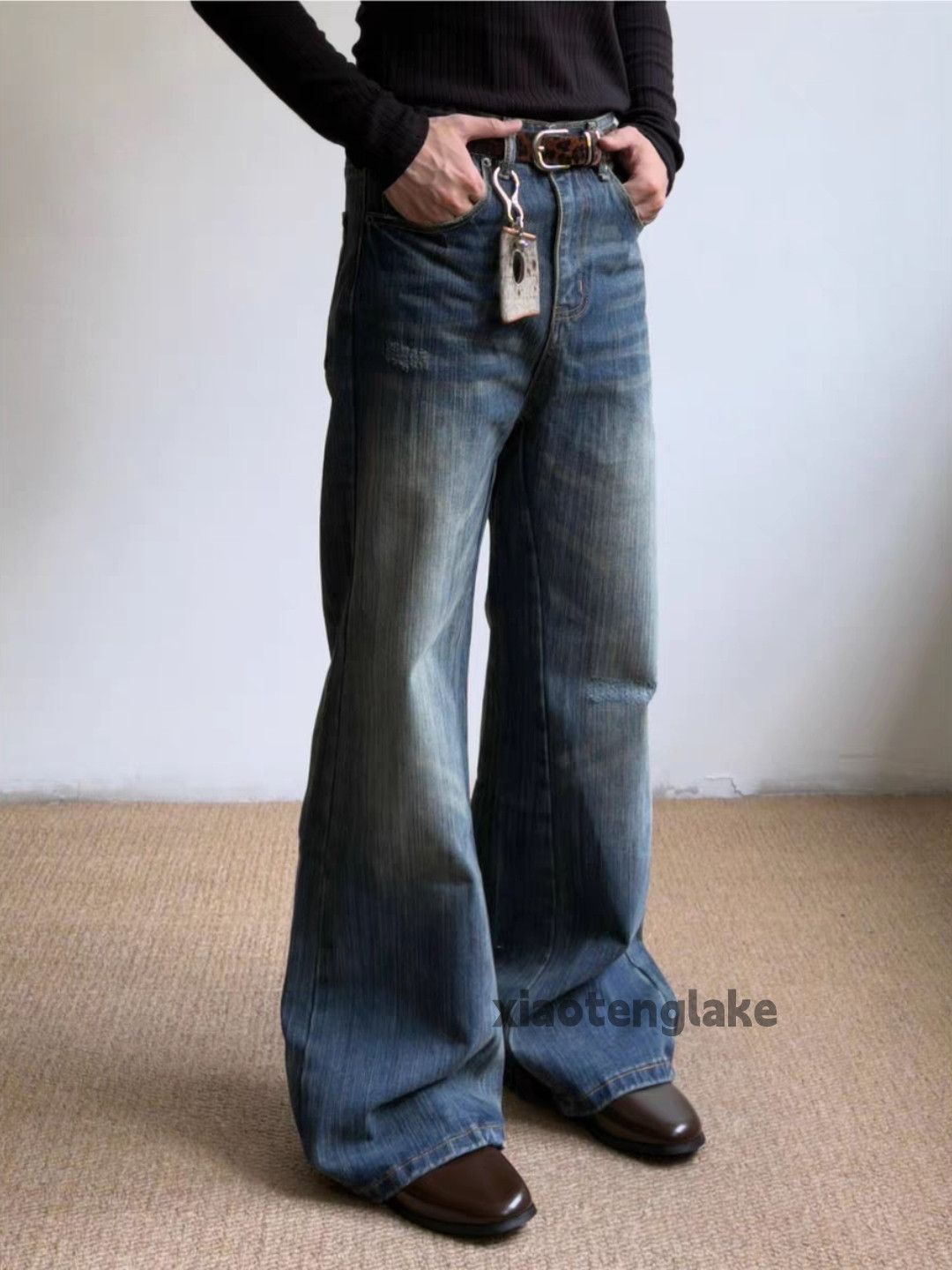 Jean ltx vintage washed faded cleanfit yuppie distressed jeans Size US 30 / EU 46 - 11 Thumbnail