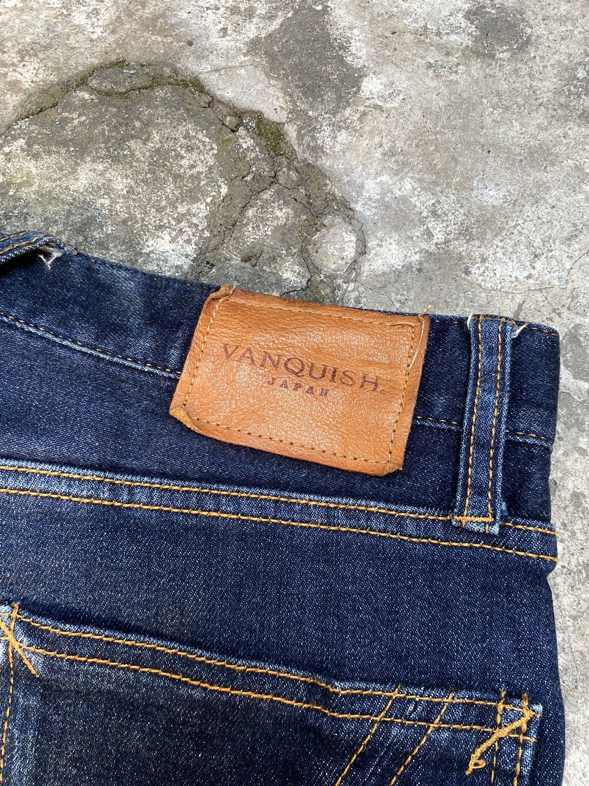 Vanquish Vanquish Tokyo Japan Deep Blue Wash Slim Jeans Size US 30 / EU 46 - 3 Thumbnail