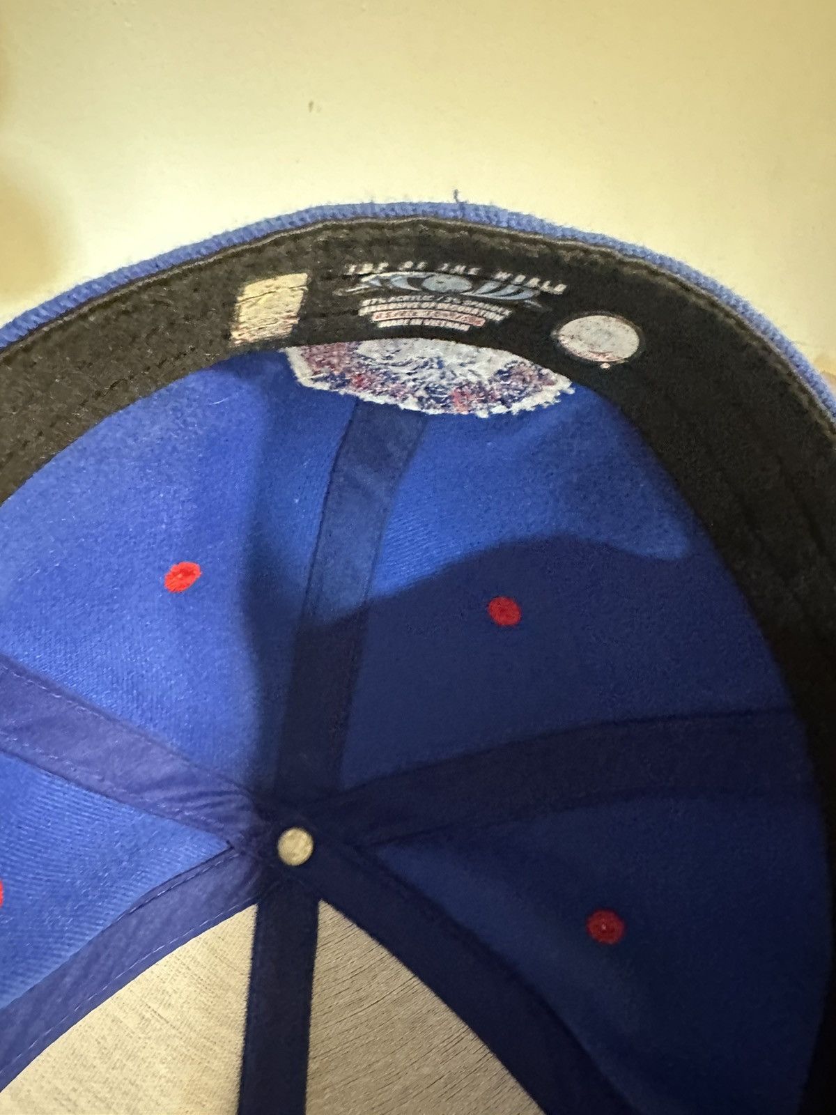 NCAA × Vintage Vintage NCAA SMU Mustangs fitted one size hat 00s Size ONE SIZE - 8 Thumbnail