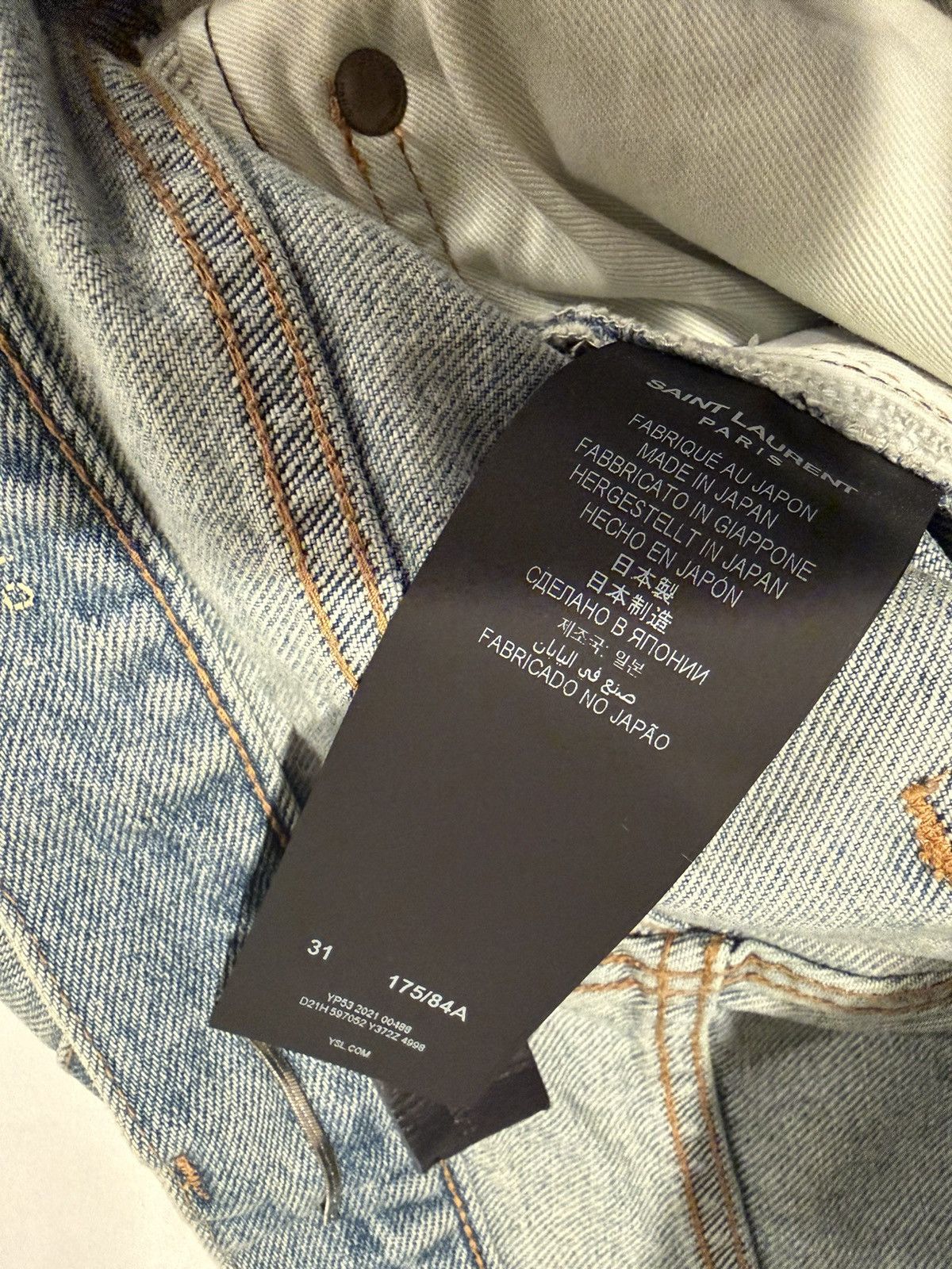 Saint Laurent Paris Saint Laurent men’s blue slim fit jeans. 31. $890 Size US 31 - 10 Thumbnail