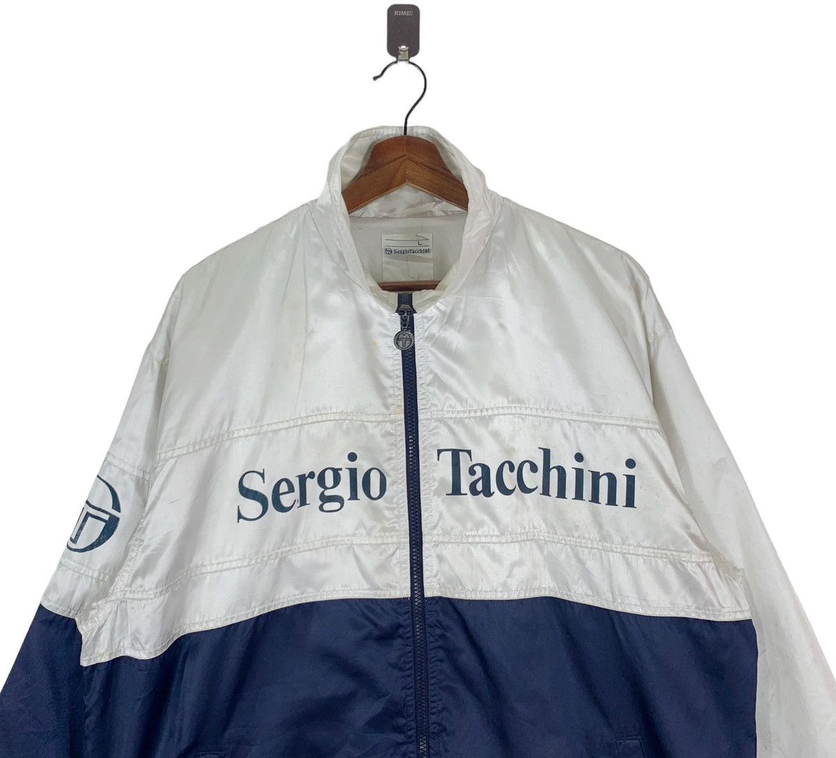 Sergio Tacchini VINTAGE SERGIO TACCHINI SPORTSWEAR LIGHT ZIPPER JACKET Size US L / EU 52-54 / 3 - 3 Thumbnail